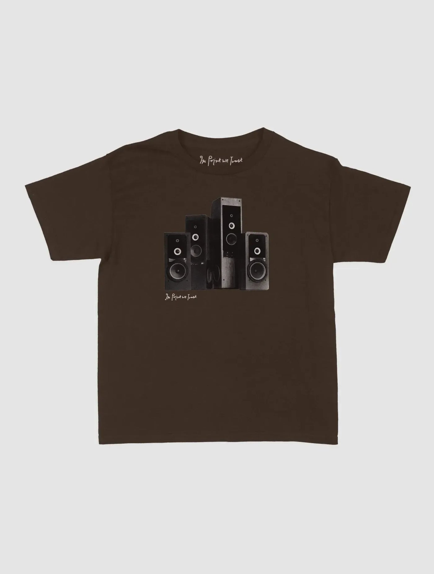 sound system baby tee - In Print We Trust