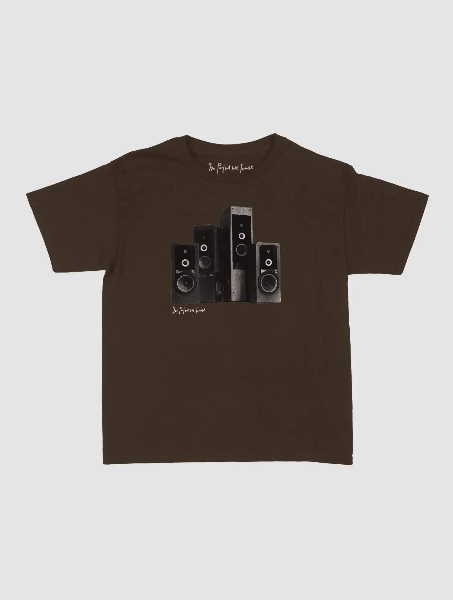 sound system baby tee - In Print We Trust