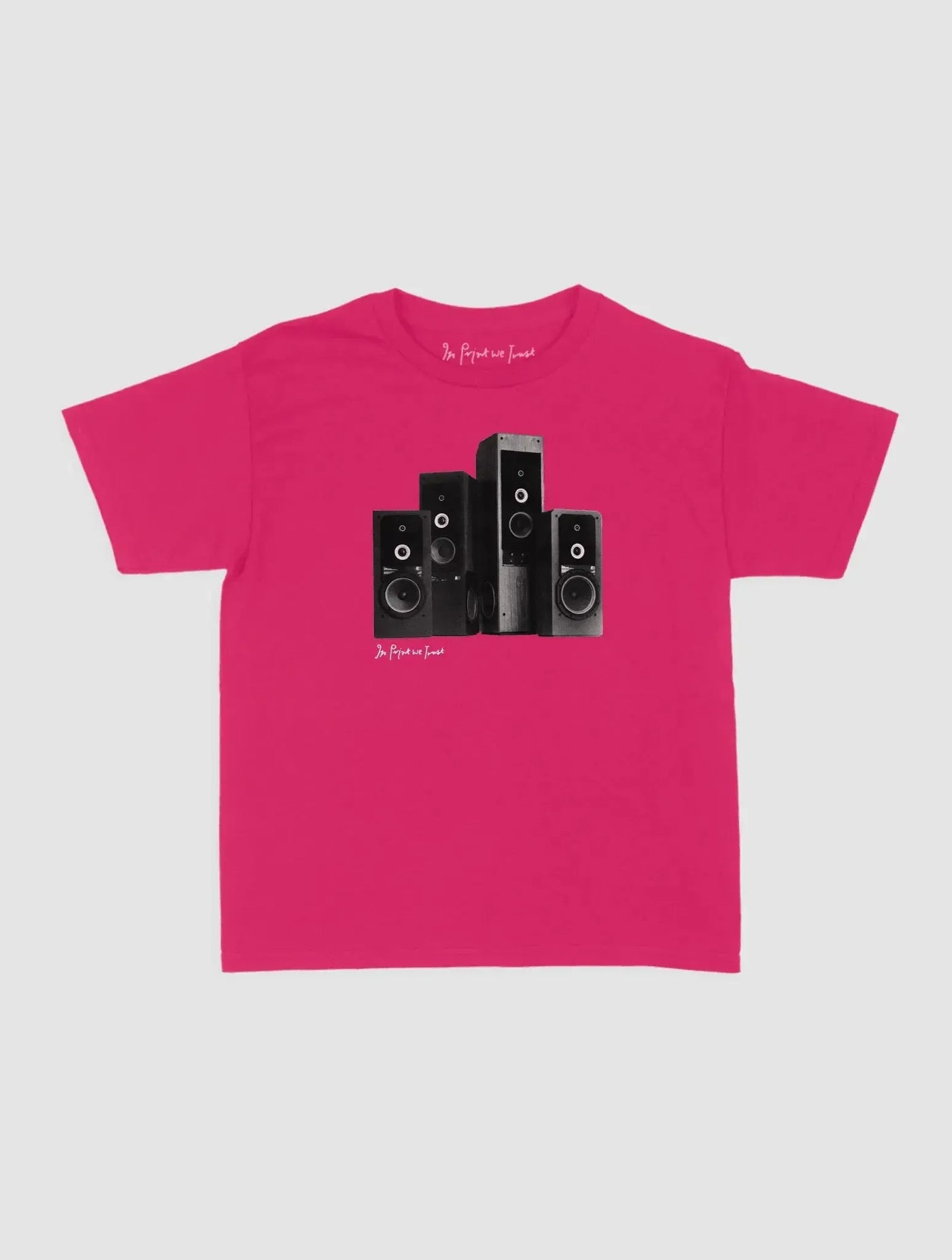 sound system baby tee - In Print We Trust