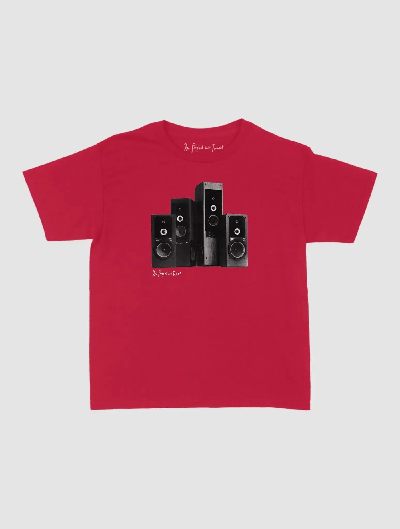 sound system baby tee - In Print We Trust
