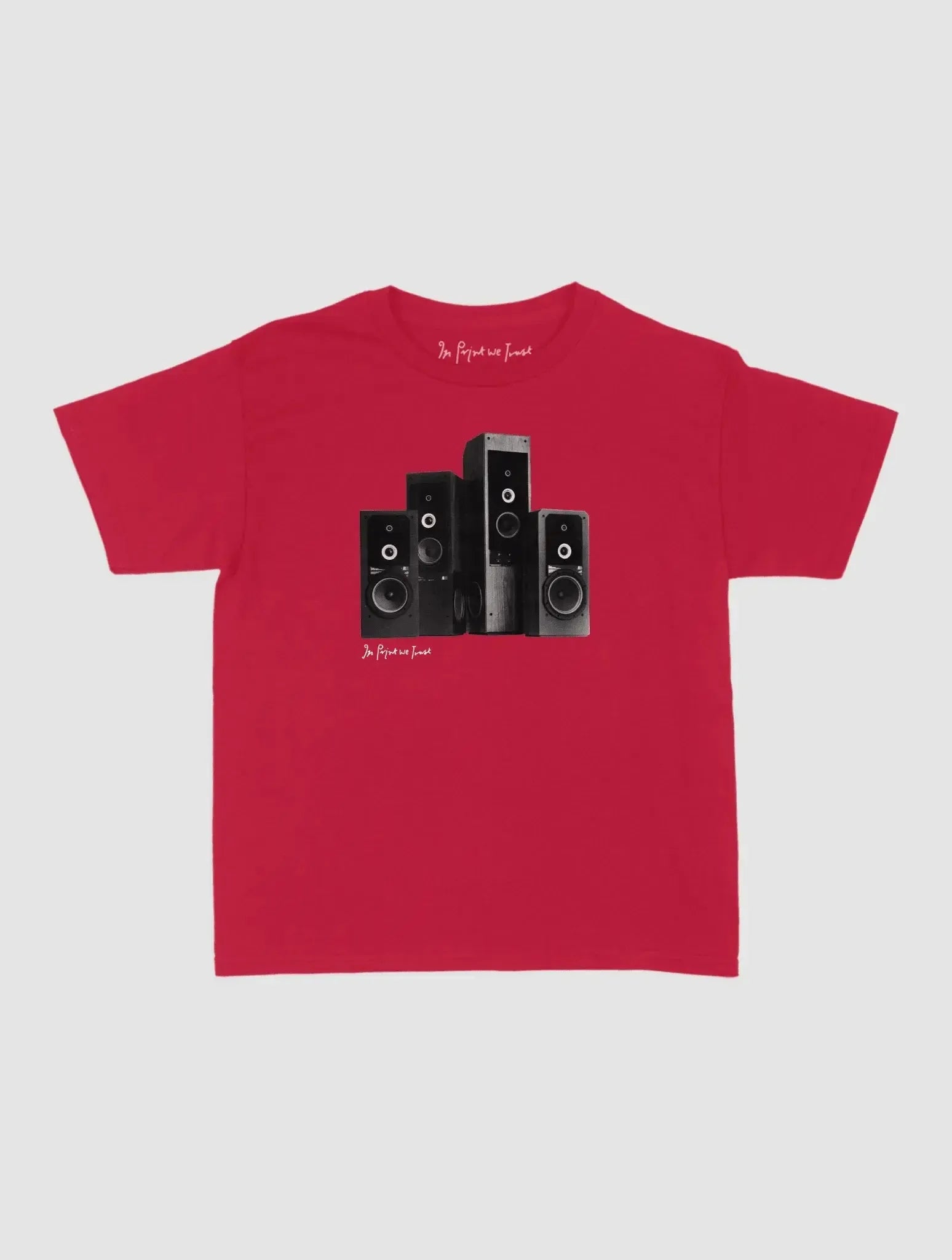sound system baby tee - In Print We Trust