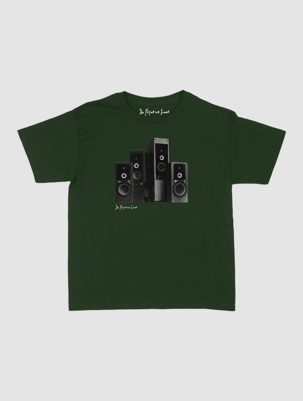 sound system baby tee - In Print We Trust