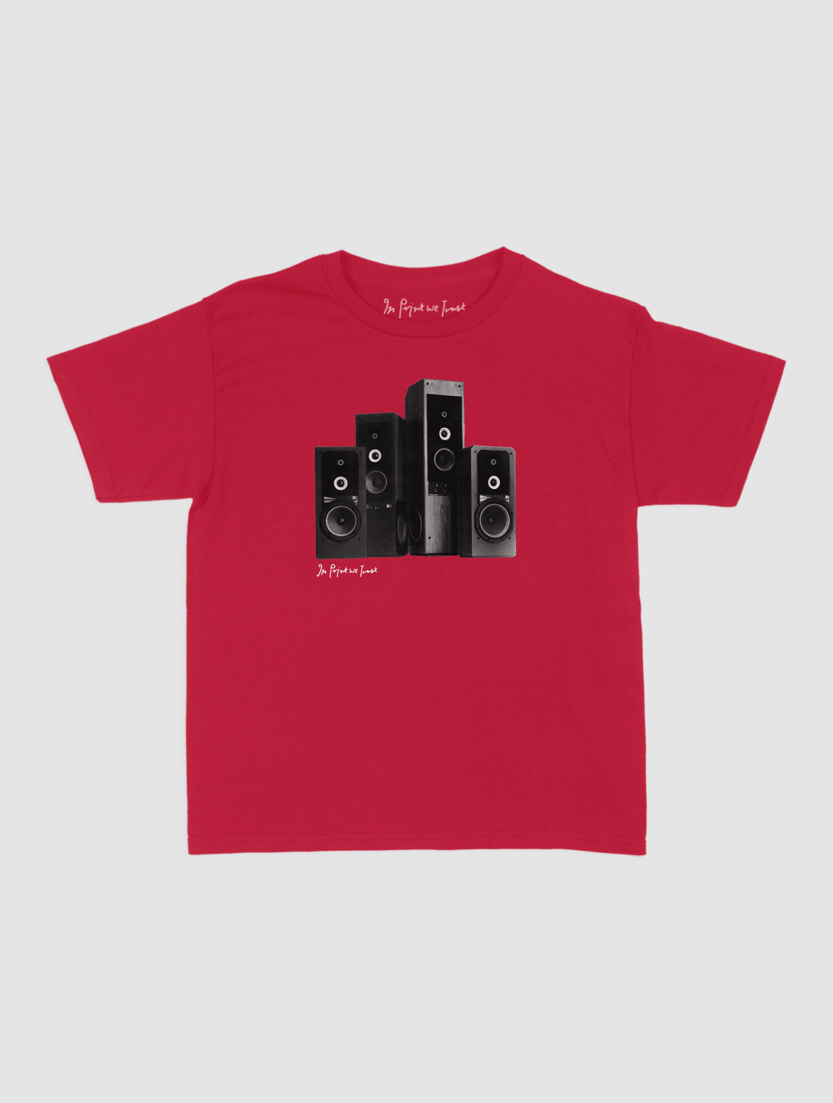 sound system baby tee - In Print We Trust