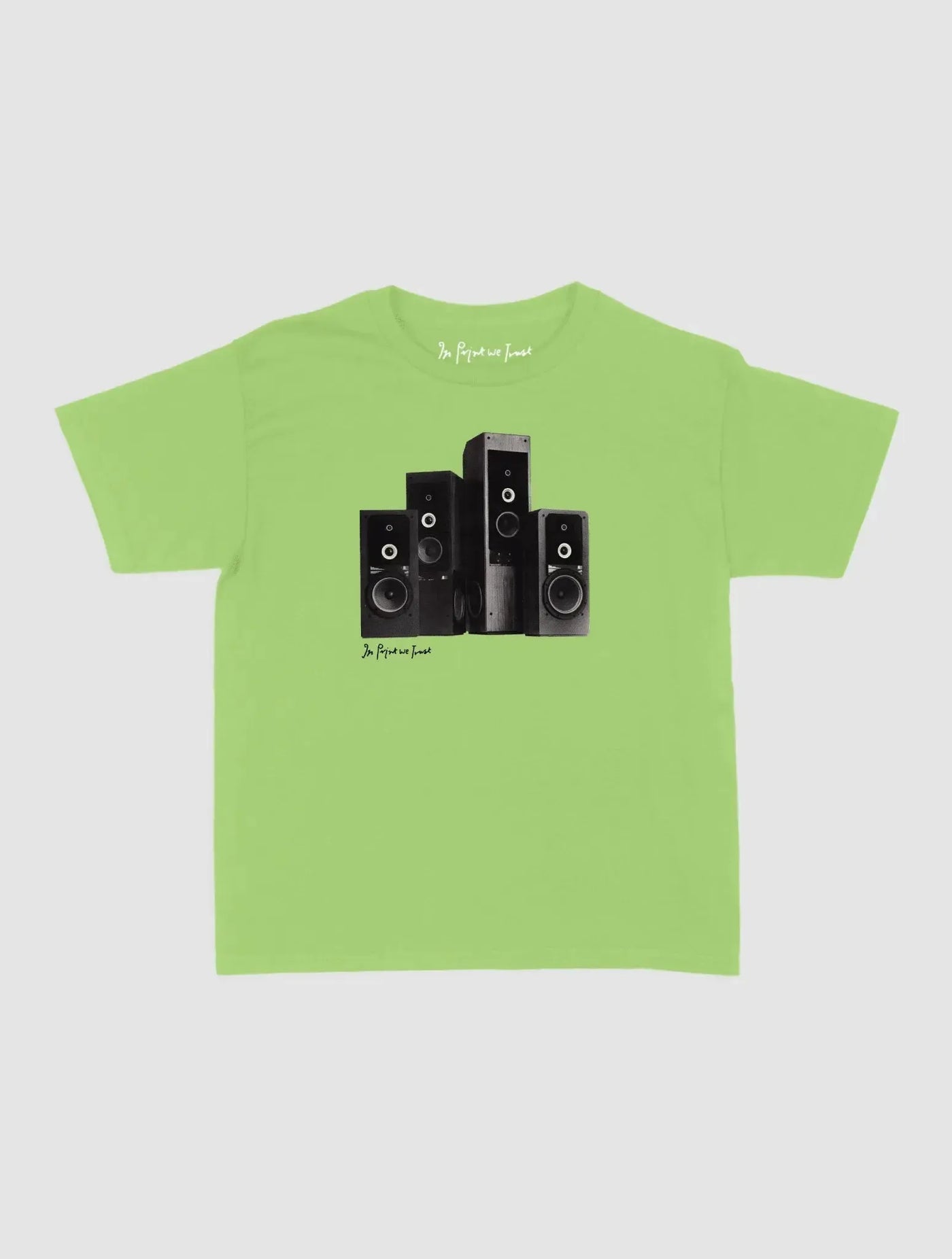 sound system baby tee - In Print We Trust