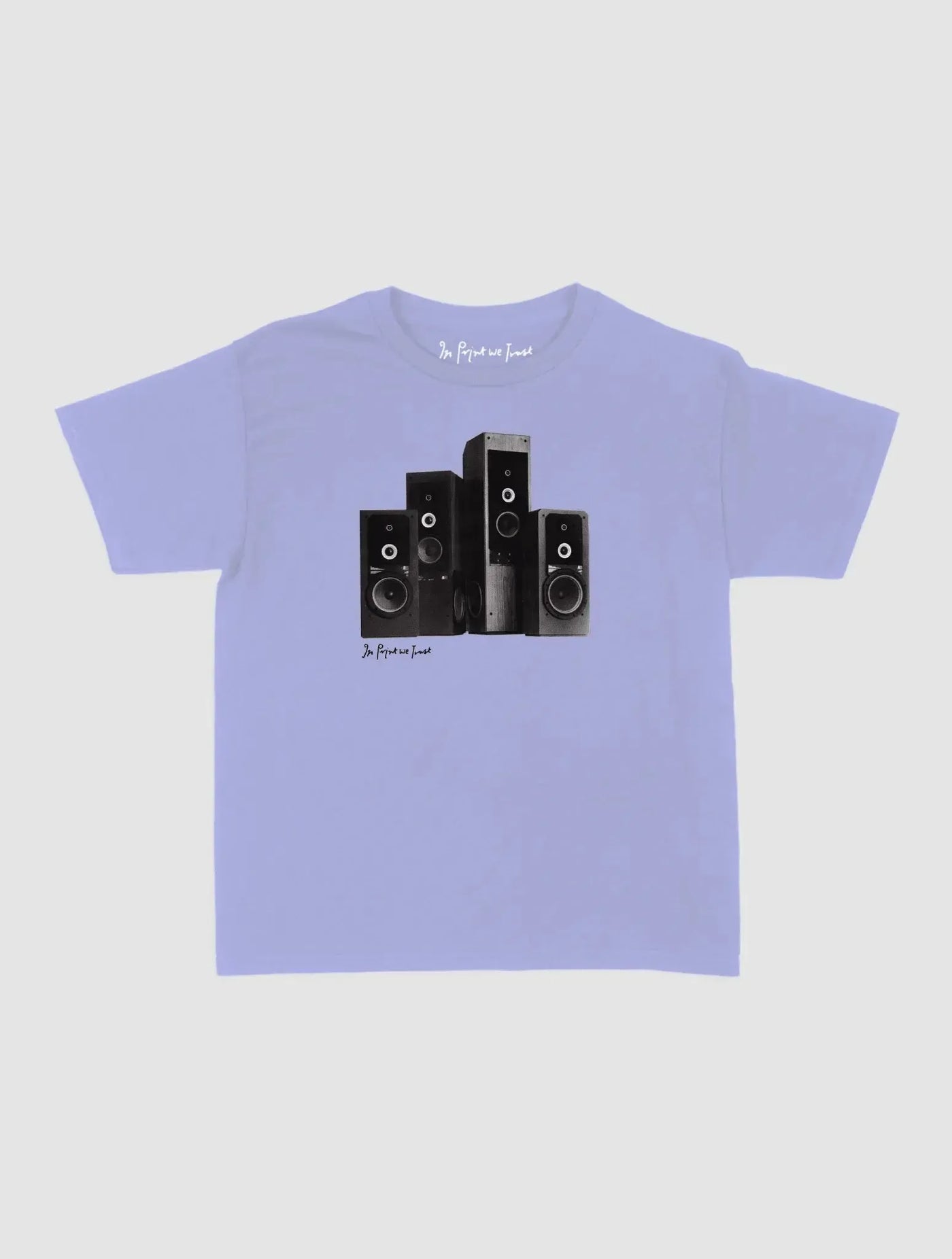 sound system baby tee - In Print We Trust