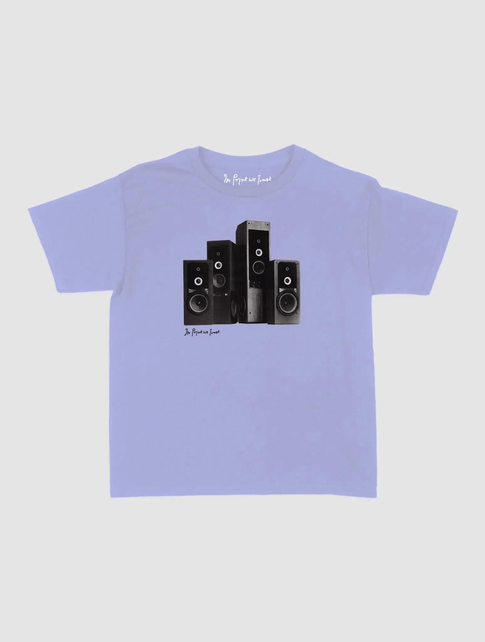 sound system baby tee - In Print We Trust