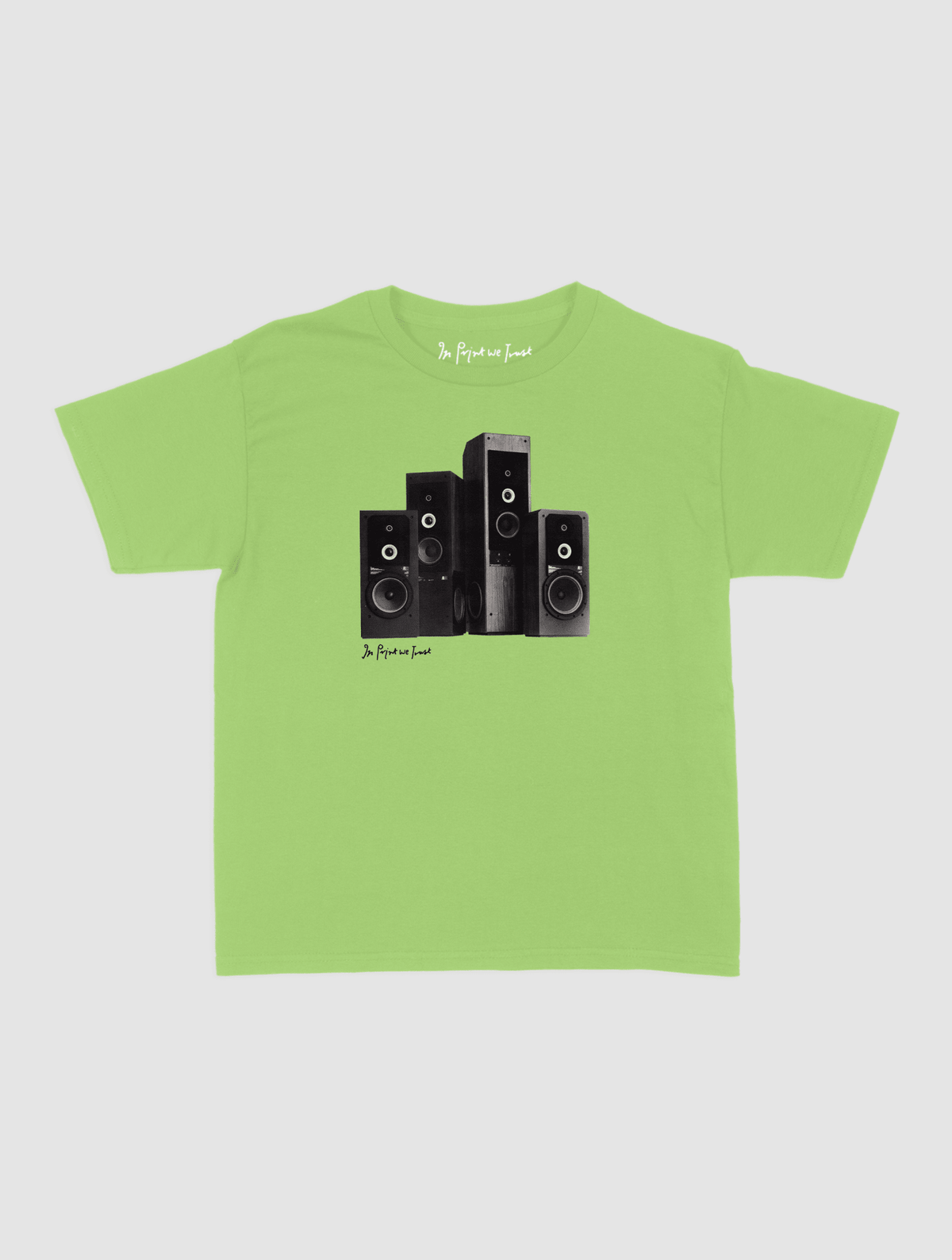 sound system baby tee - In Print We Trust