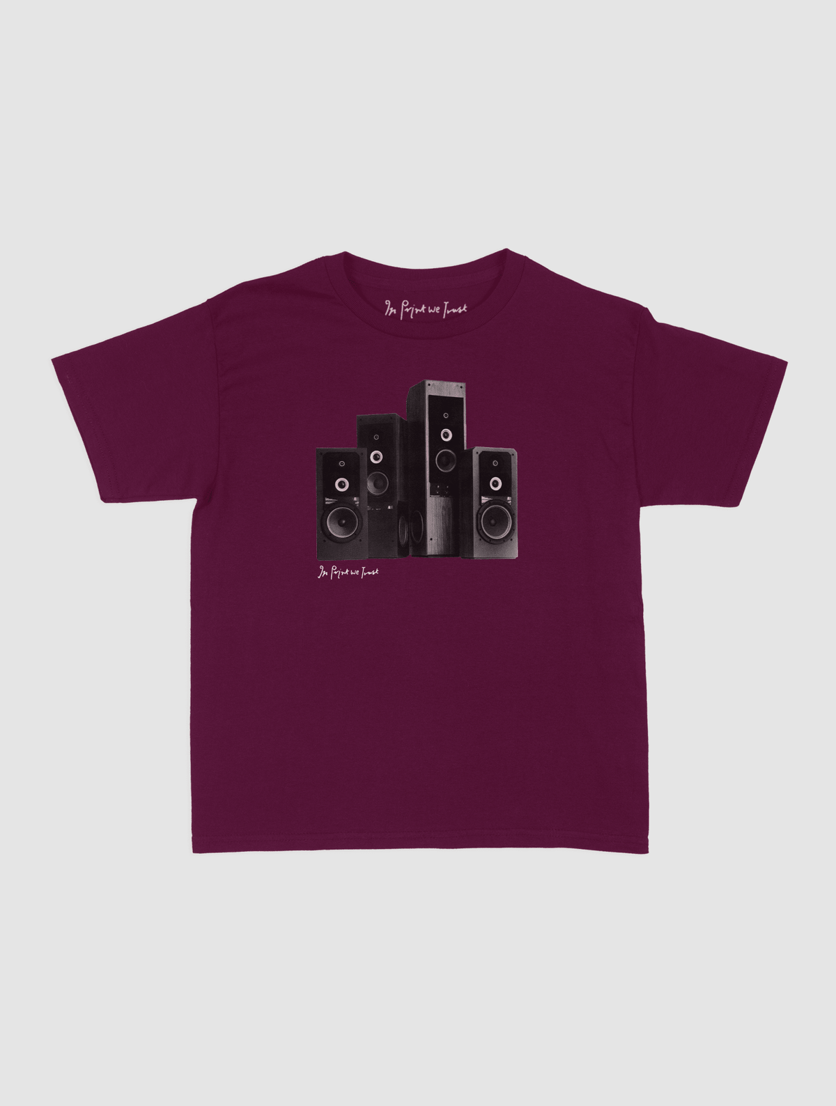 sound system baby tee - In Print We Trust