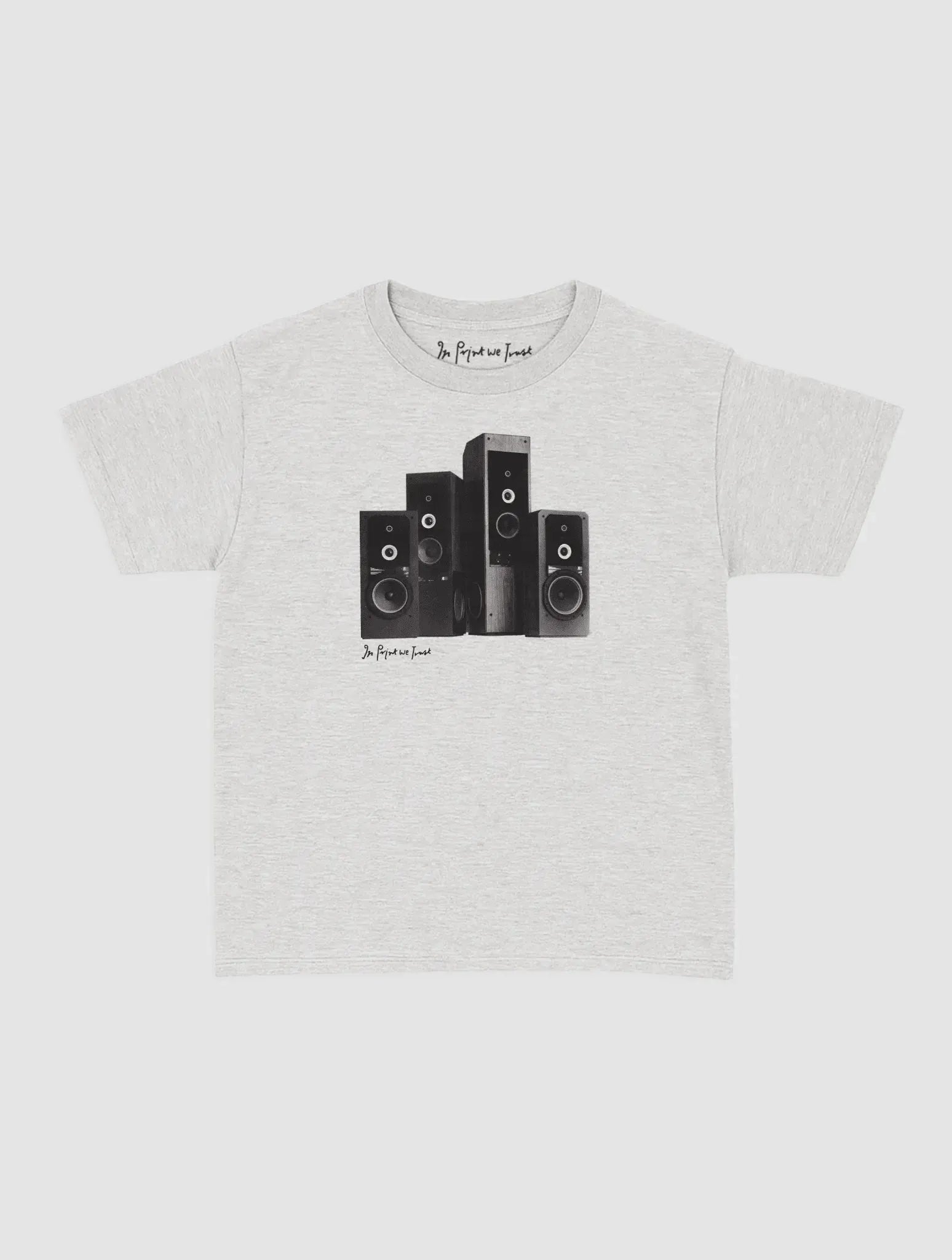 sound system baby tee - In Print We Trust