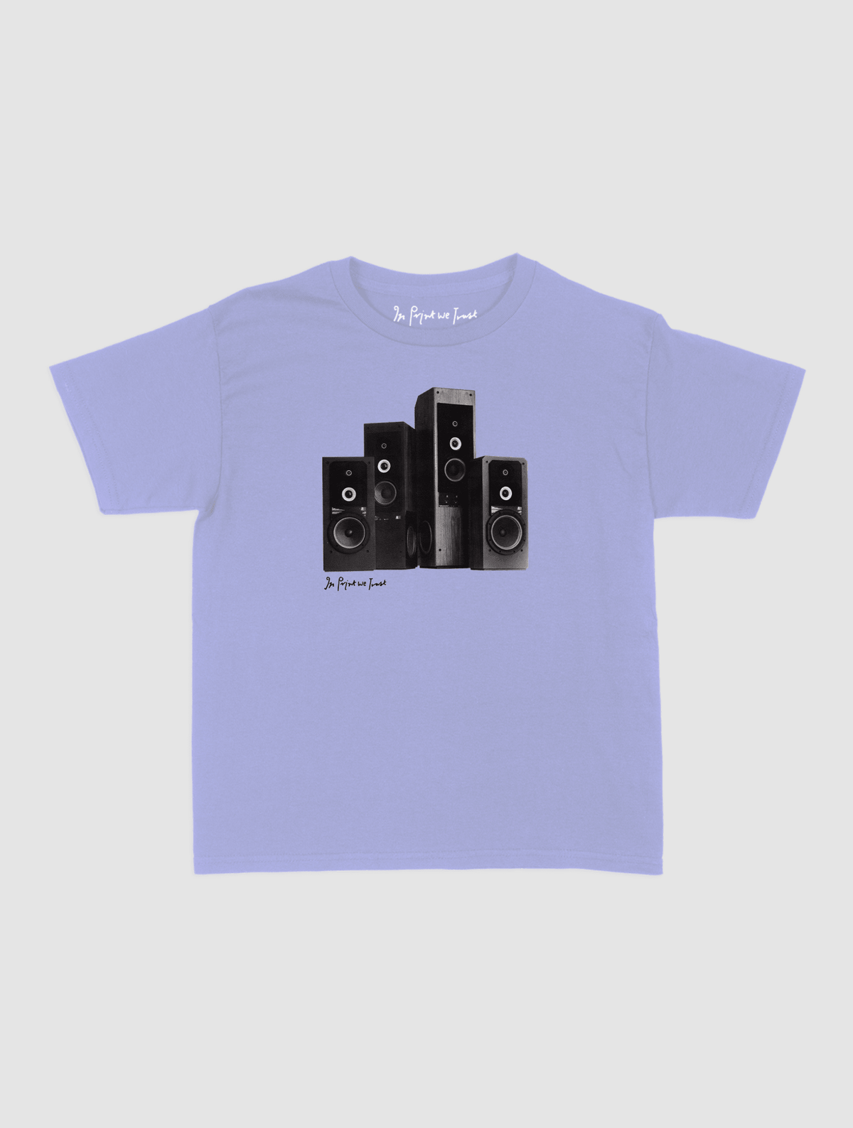sound system baby tee - In Print We Trust