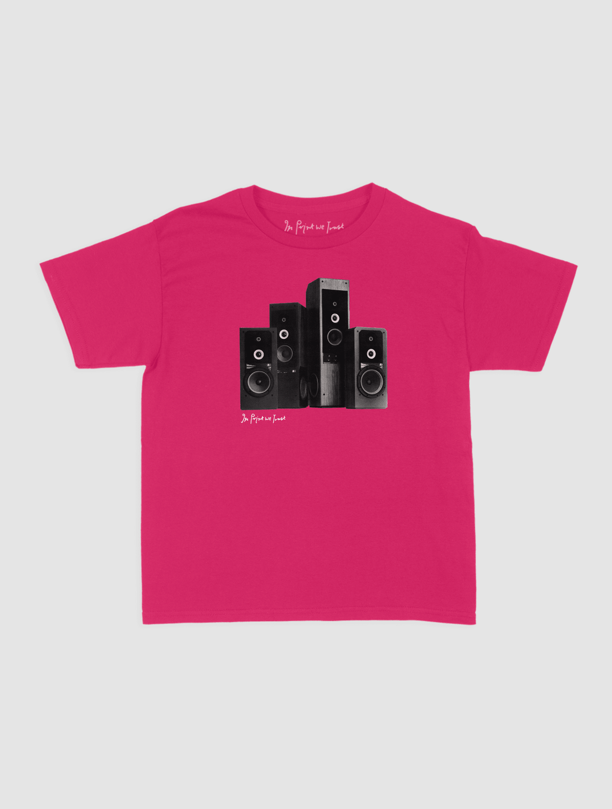 sound system baby tee - In Print We Trust