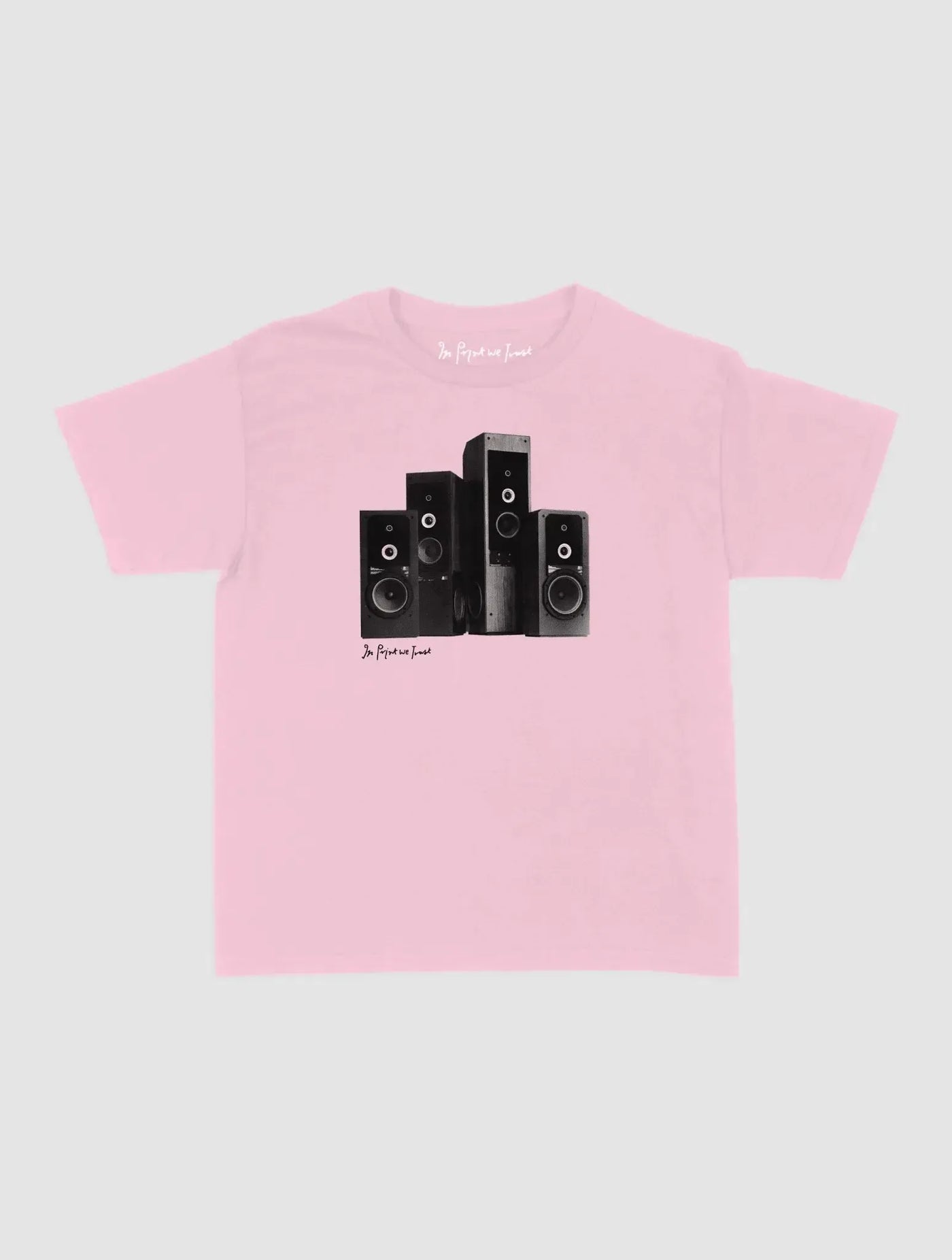 sound system baby tee - In Print We Trust
