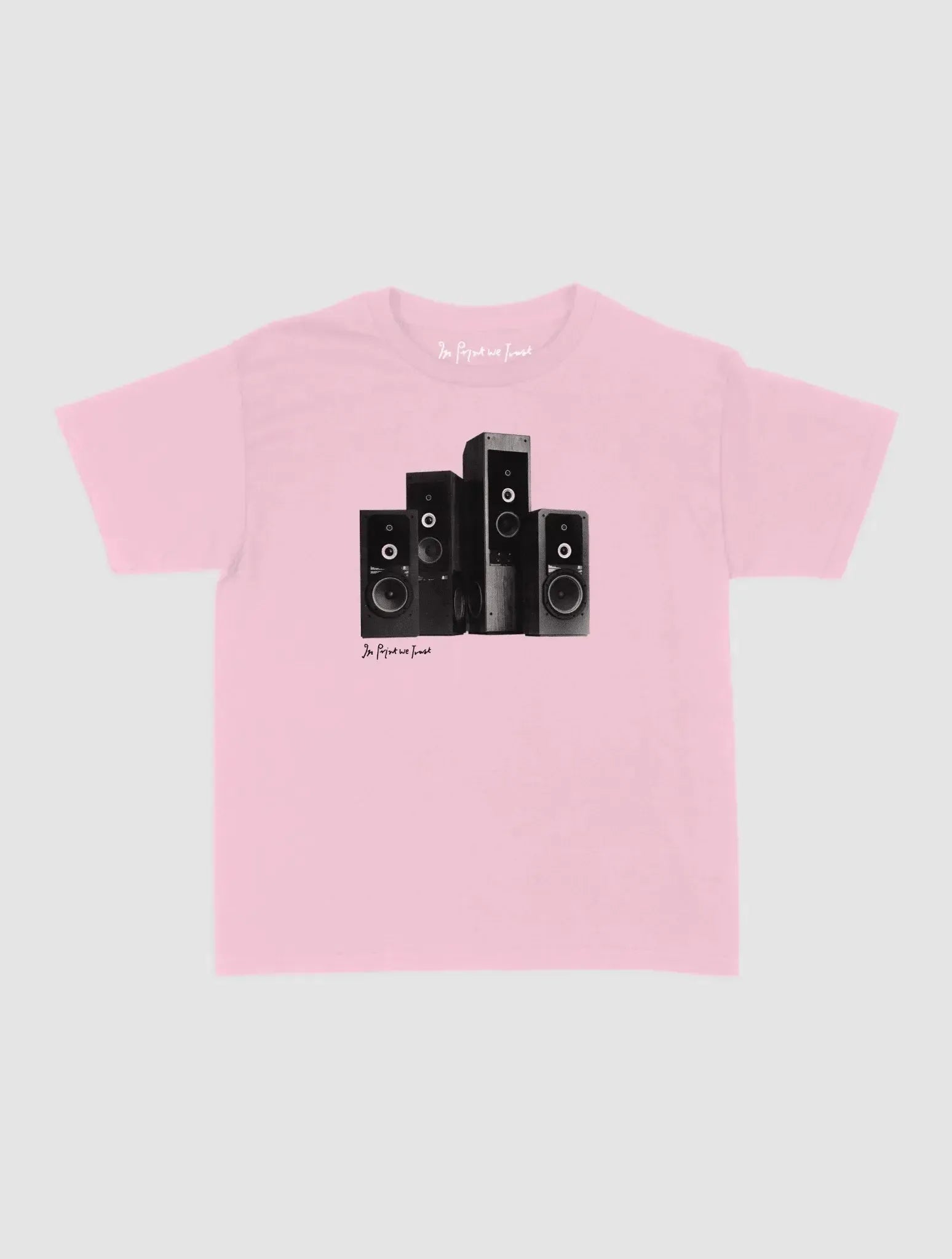 sound system baby tee - In Print We Trust