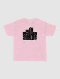 sound system baby tee - In Print We Trust