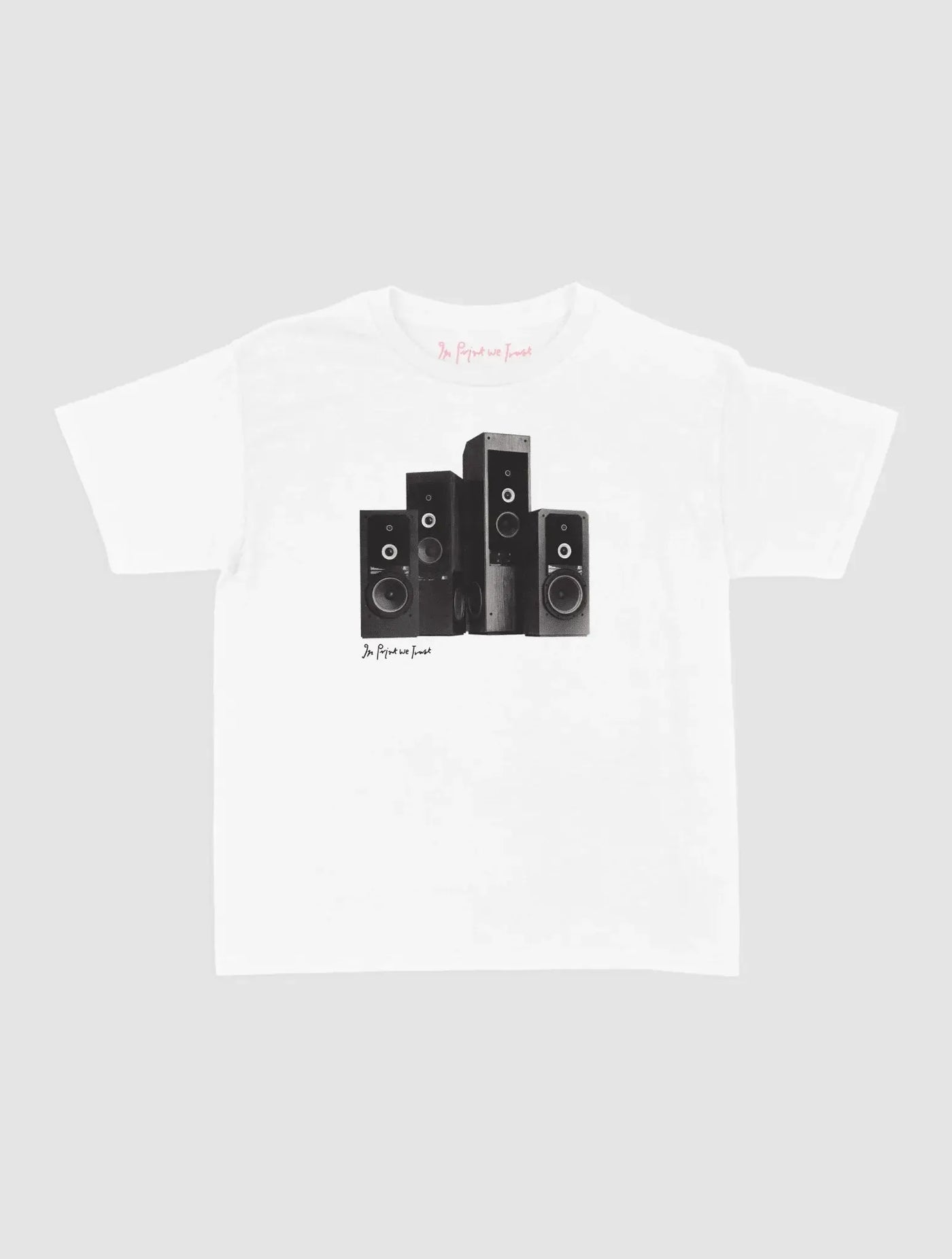 sound system baby tee - In Print We Trust