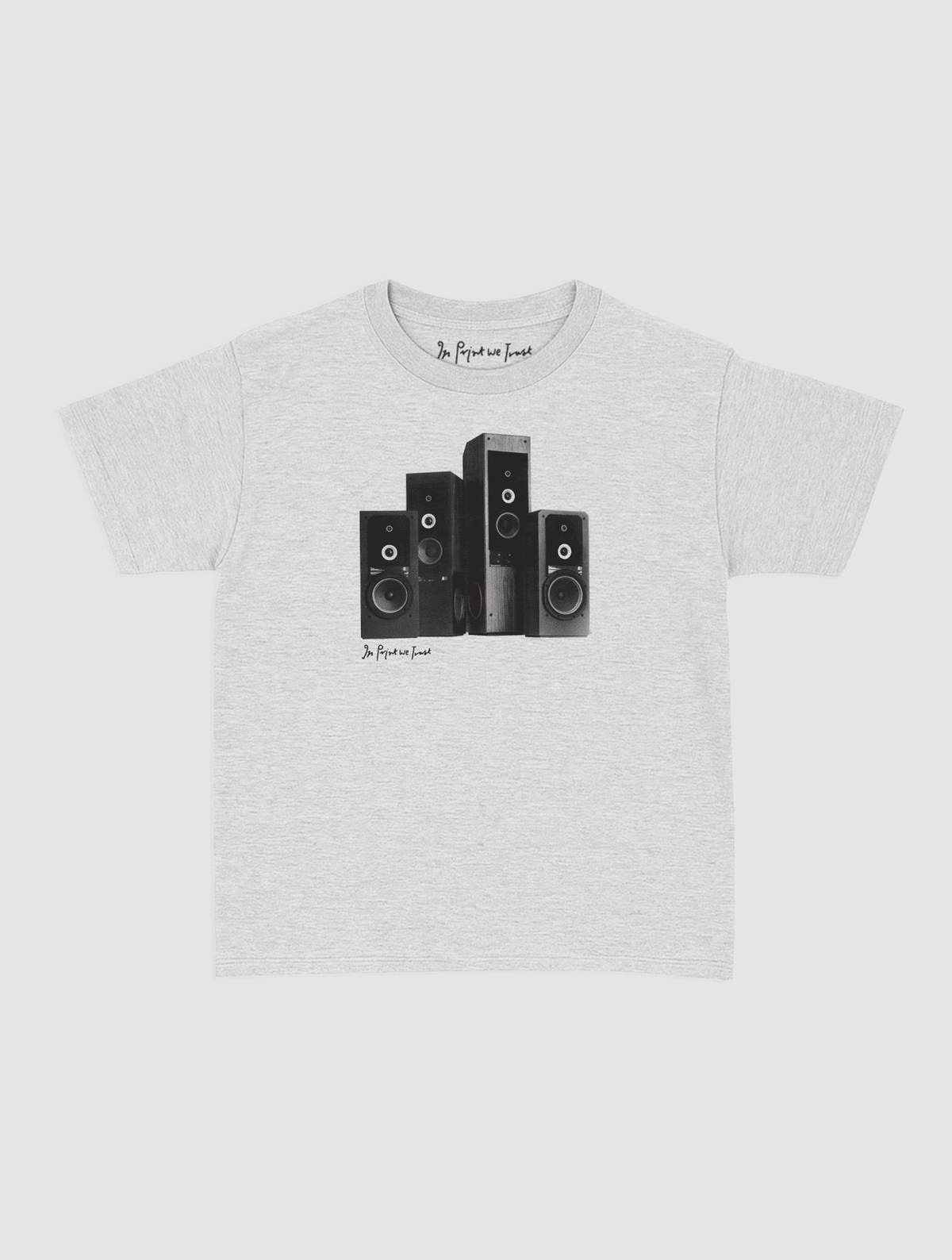 sound system baby tee - In Print We Trust