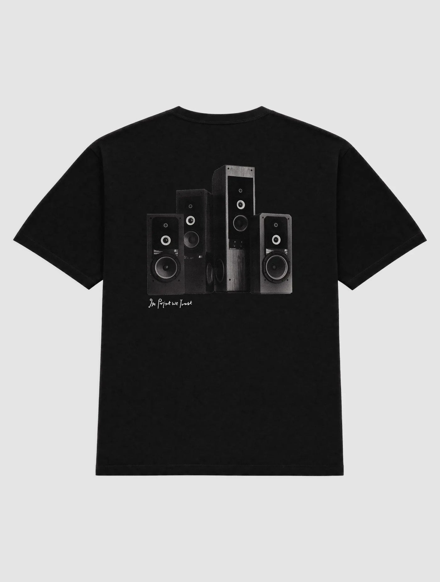sound system heavyweight tee - In Print We Trust
