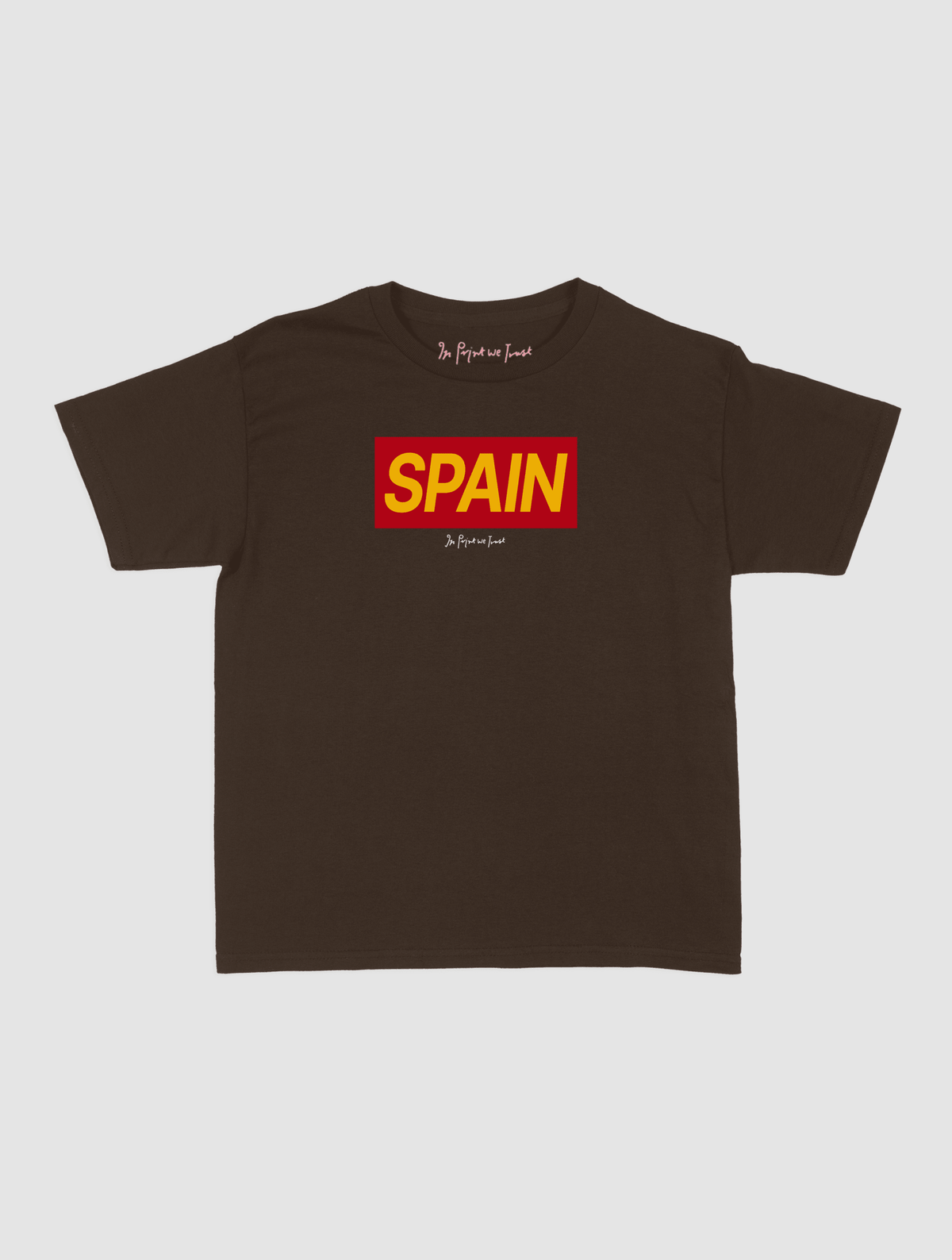 spain baby tee - In Print We Trust