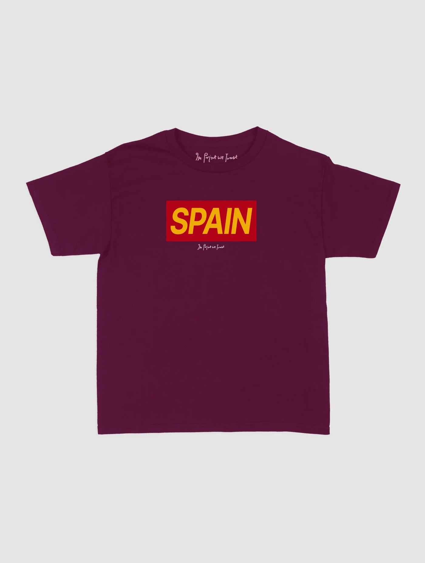 spain baby tee - In Print We Trust