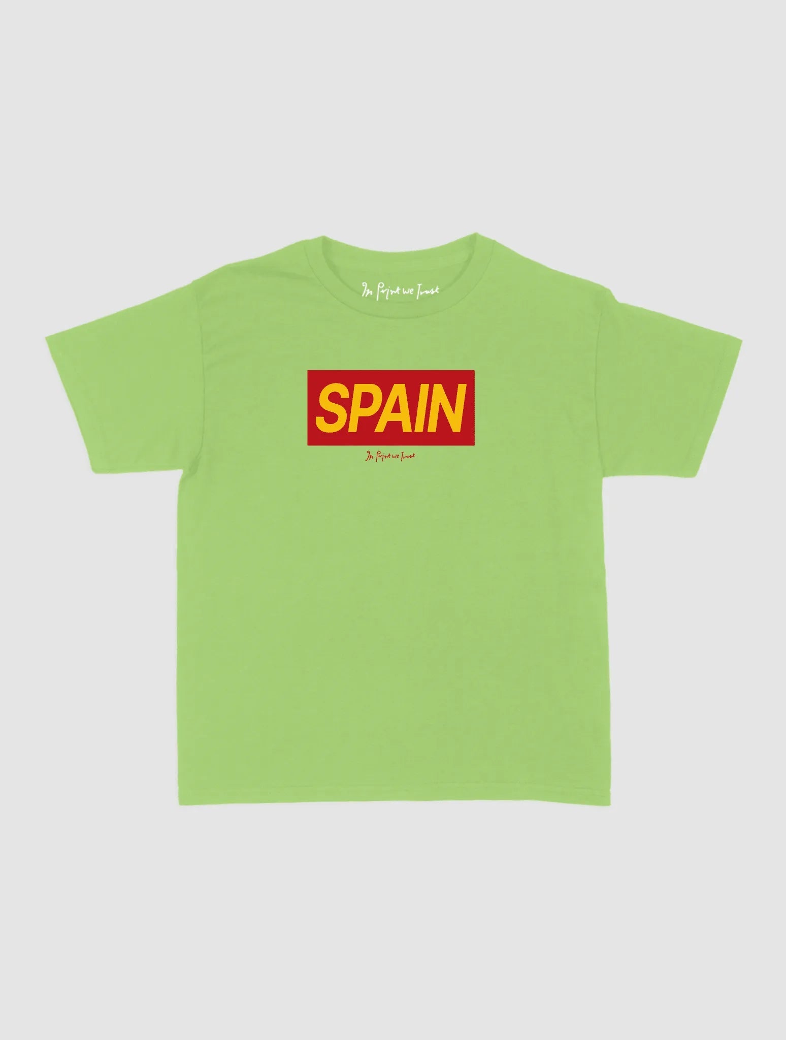 spain baby tee - In Print We Trust