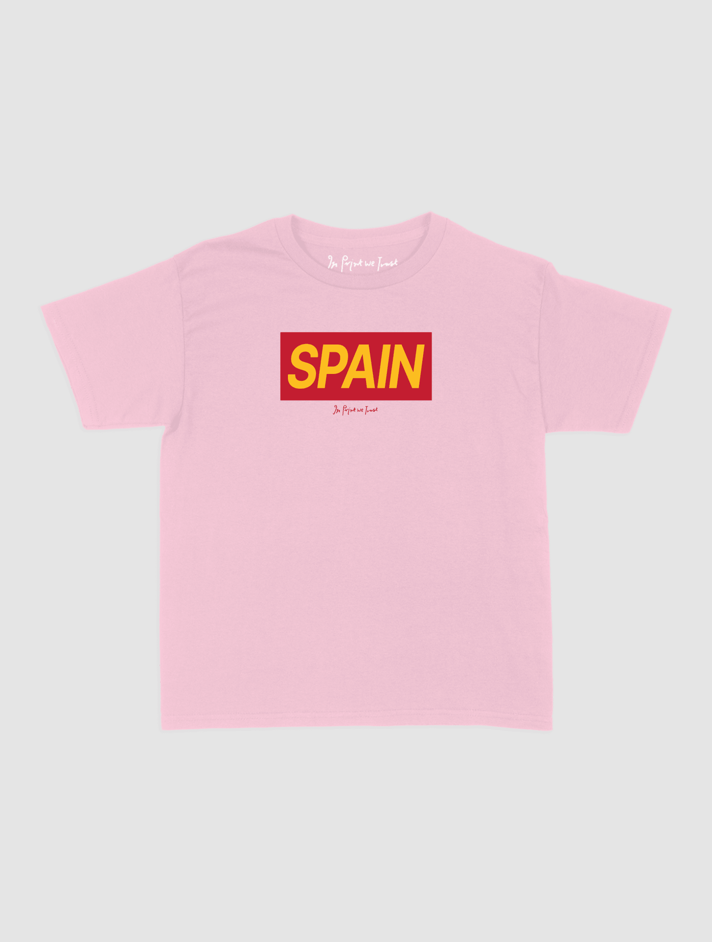 spain baby tee - In Print We Trust