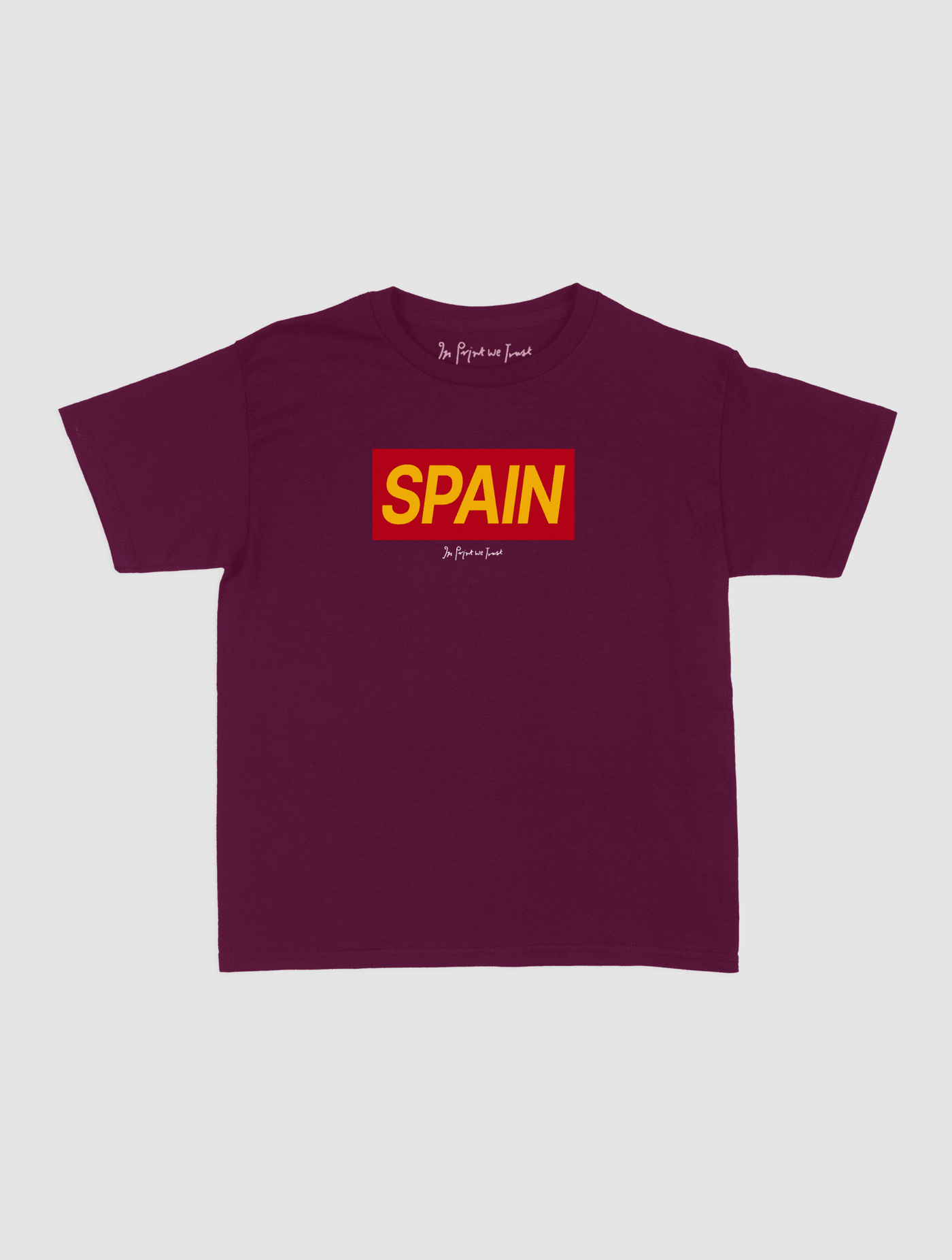 spain baby tee - In Print We Trust