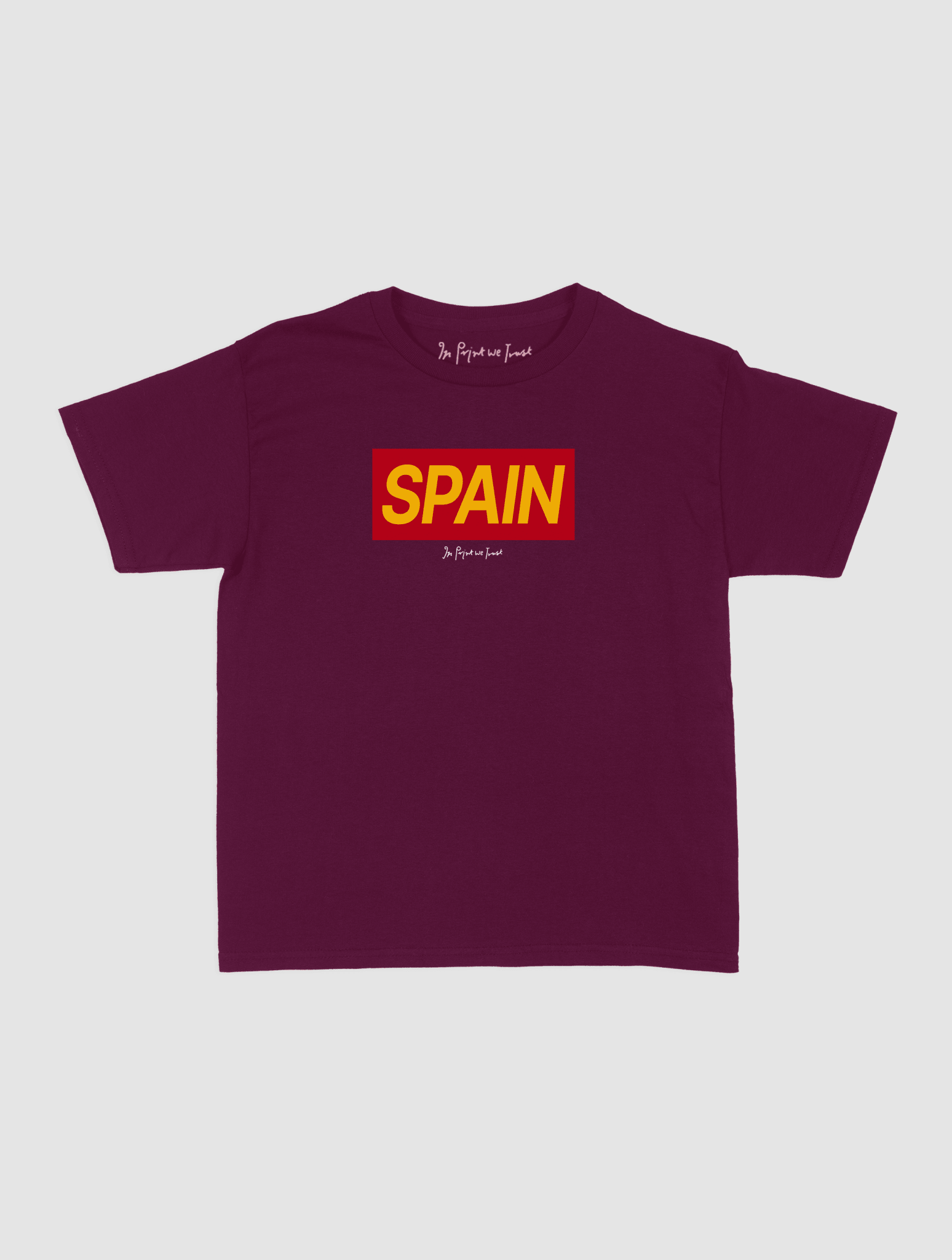 spain baby tee - In Print We Trust