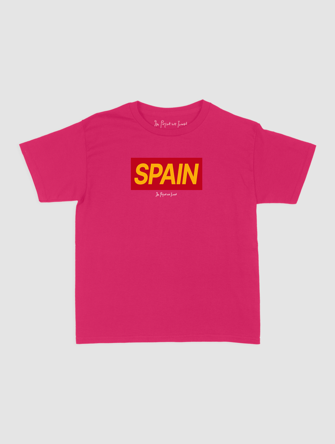 spain baby tee - In Print We Trust