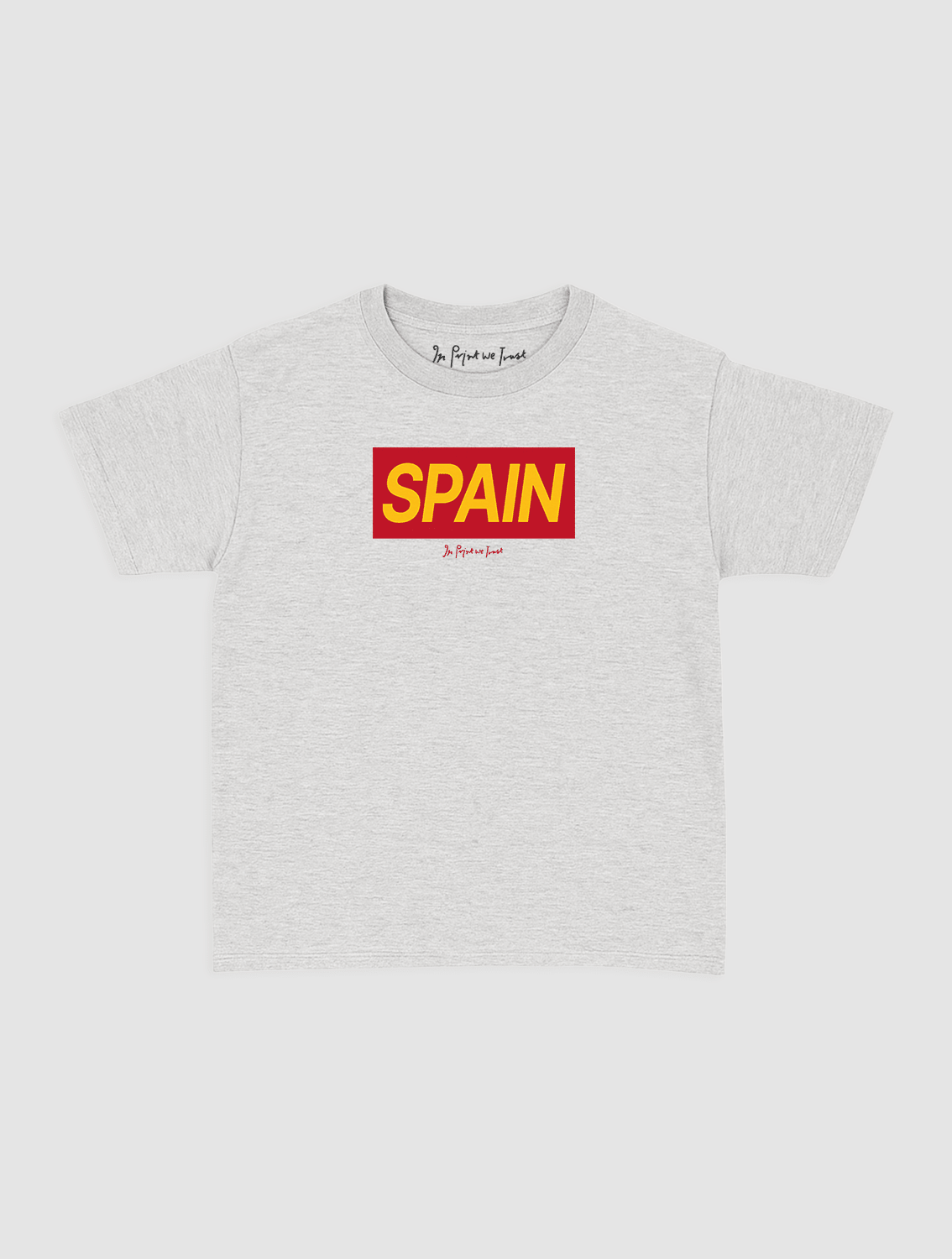 spain baby tee - In Print We Trust