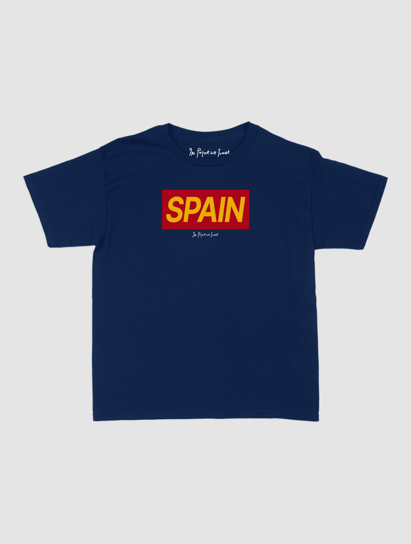 spain baby tee - In Print We Trust