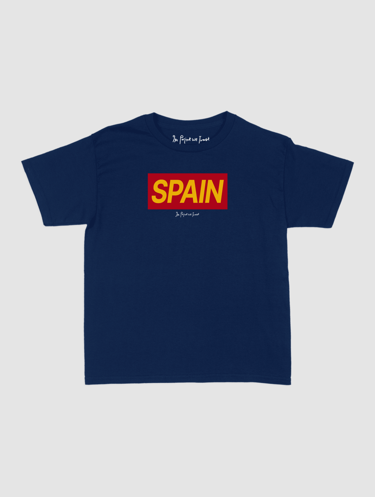 spain baby tee - In Print We Trust