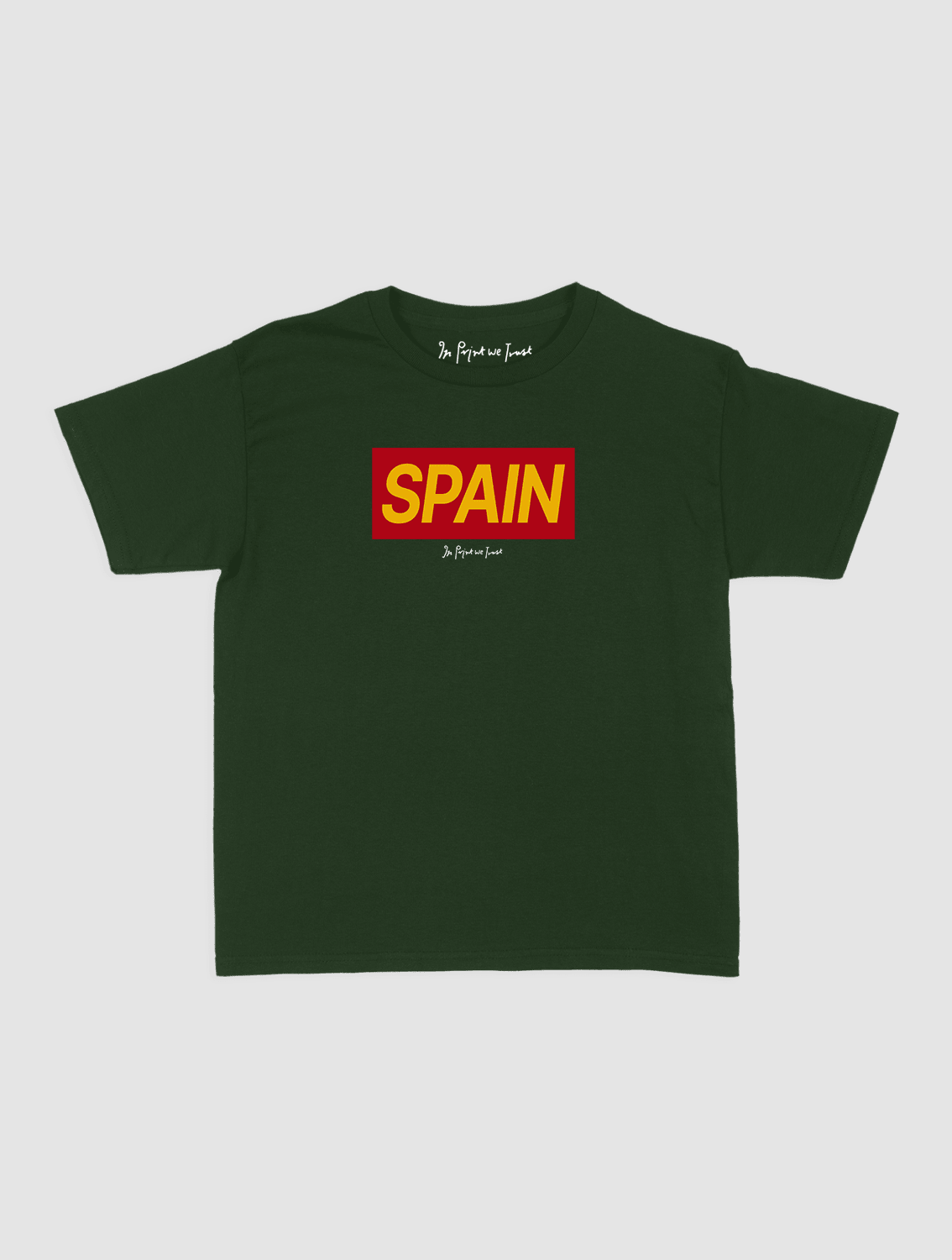 spain baby tee - In Print We Trust