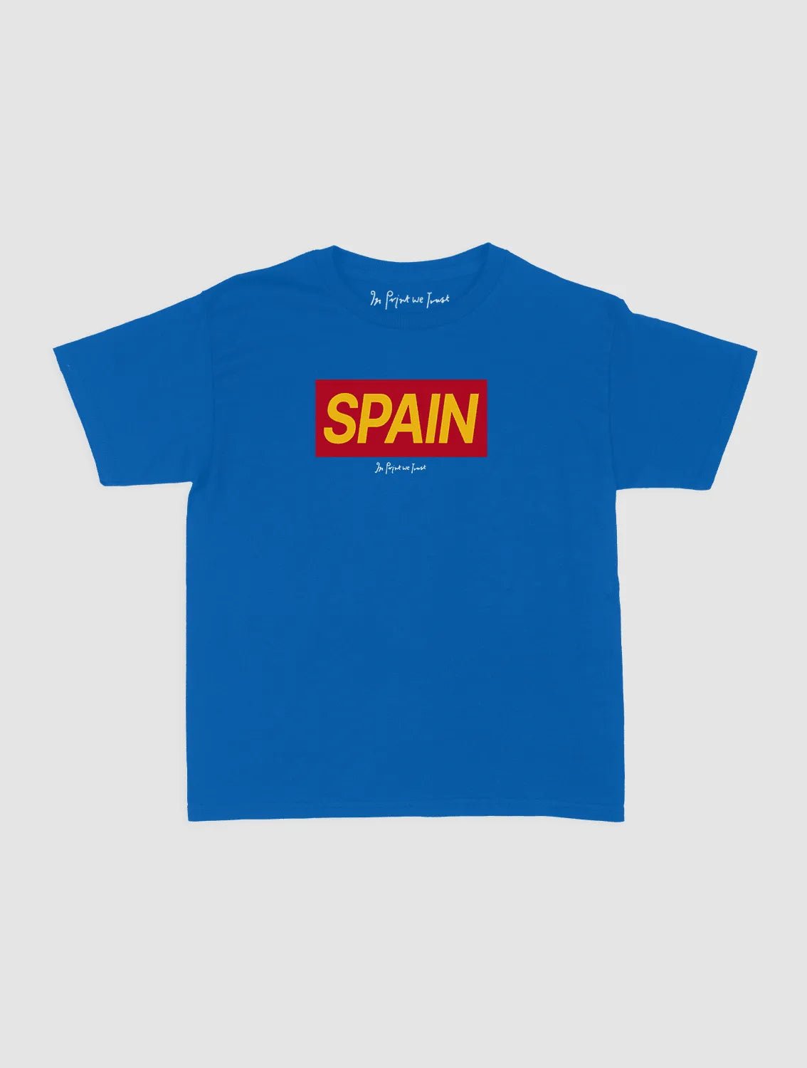 spain baby tee - In Print We Trust