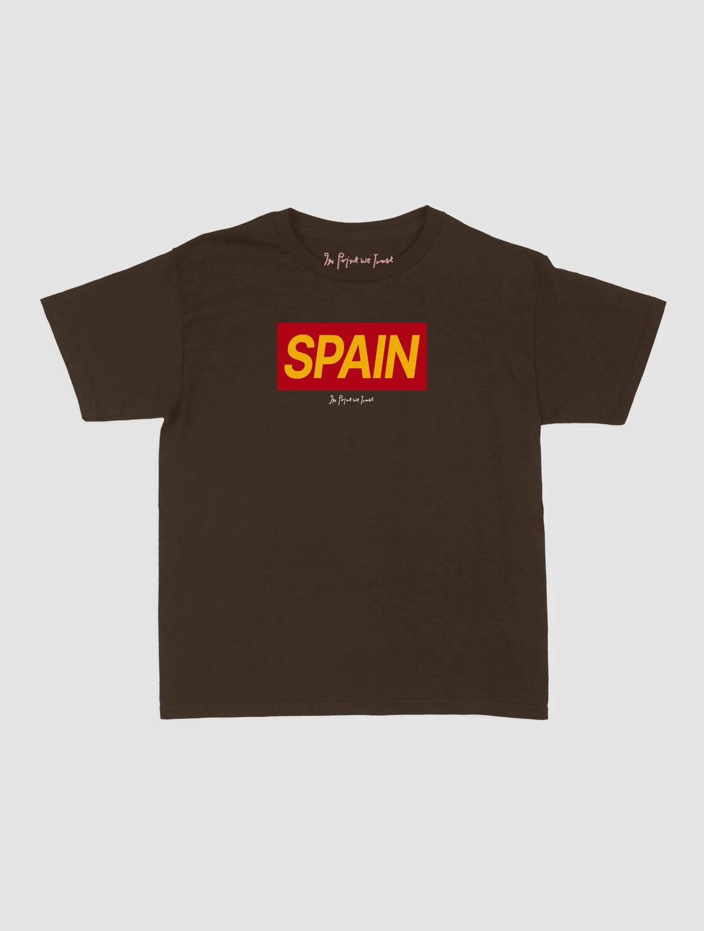 spain baby tee - In Print We Trust