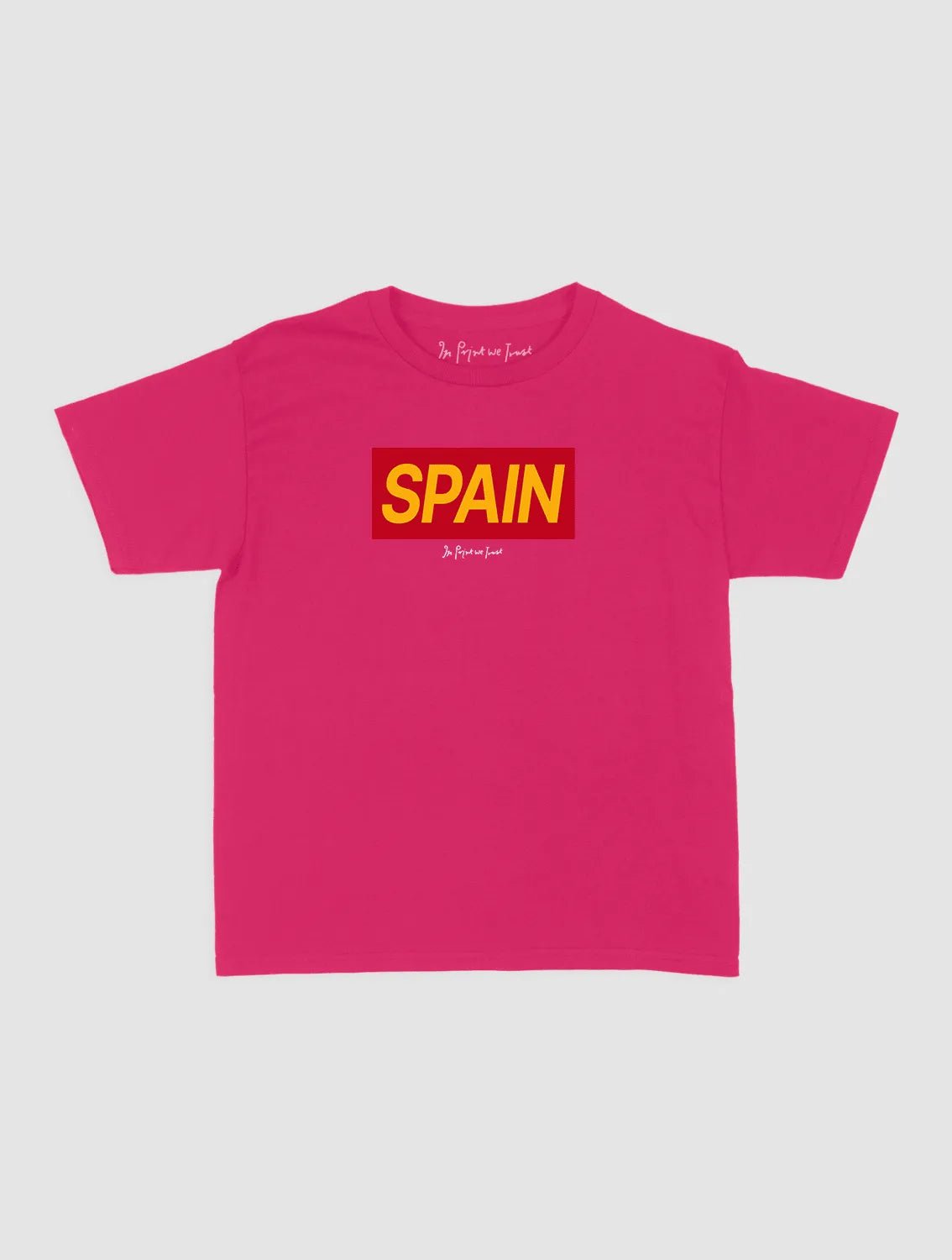 spain baby tee - In Print We Trust