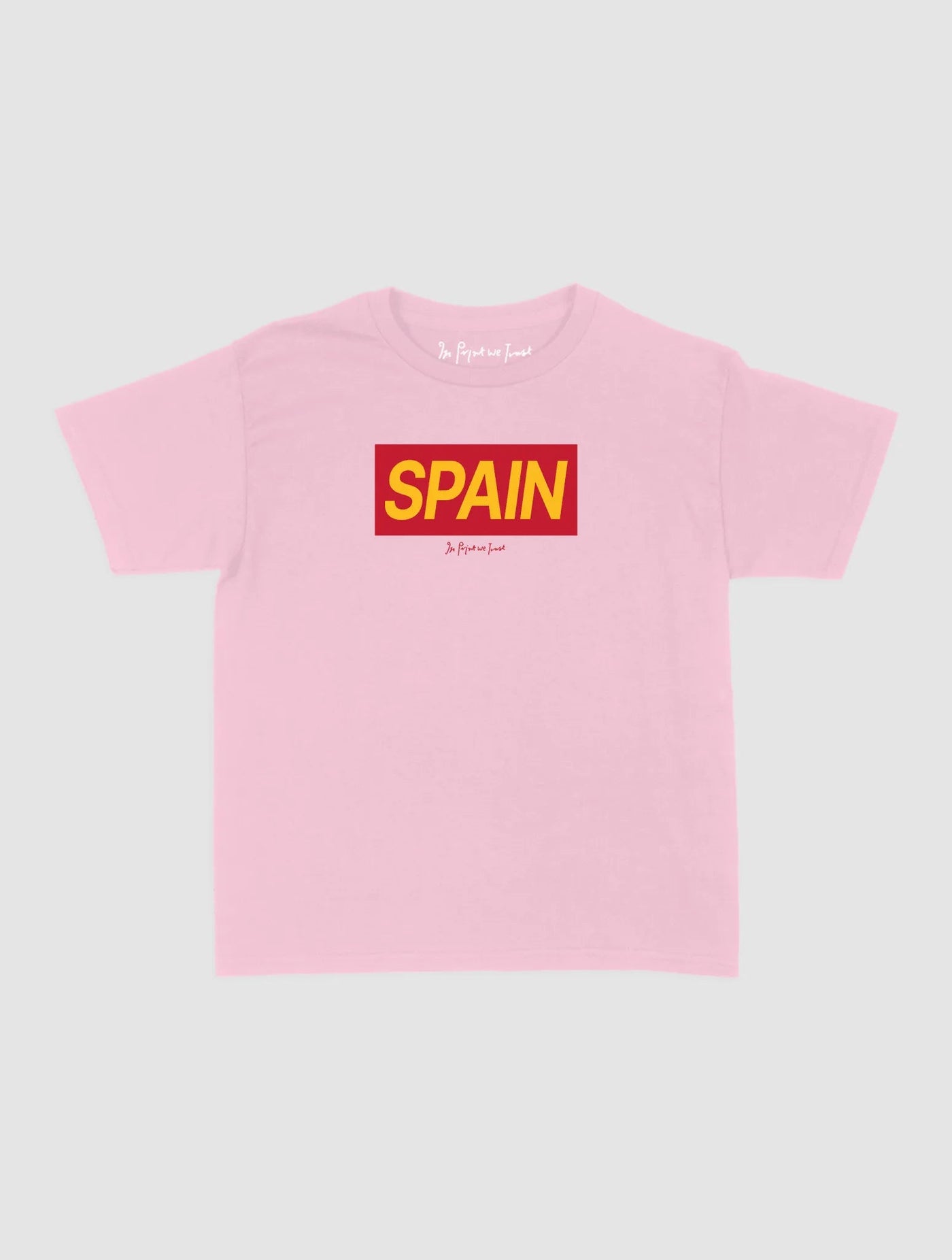 spain baby tee - In Print We Trust