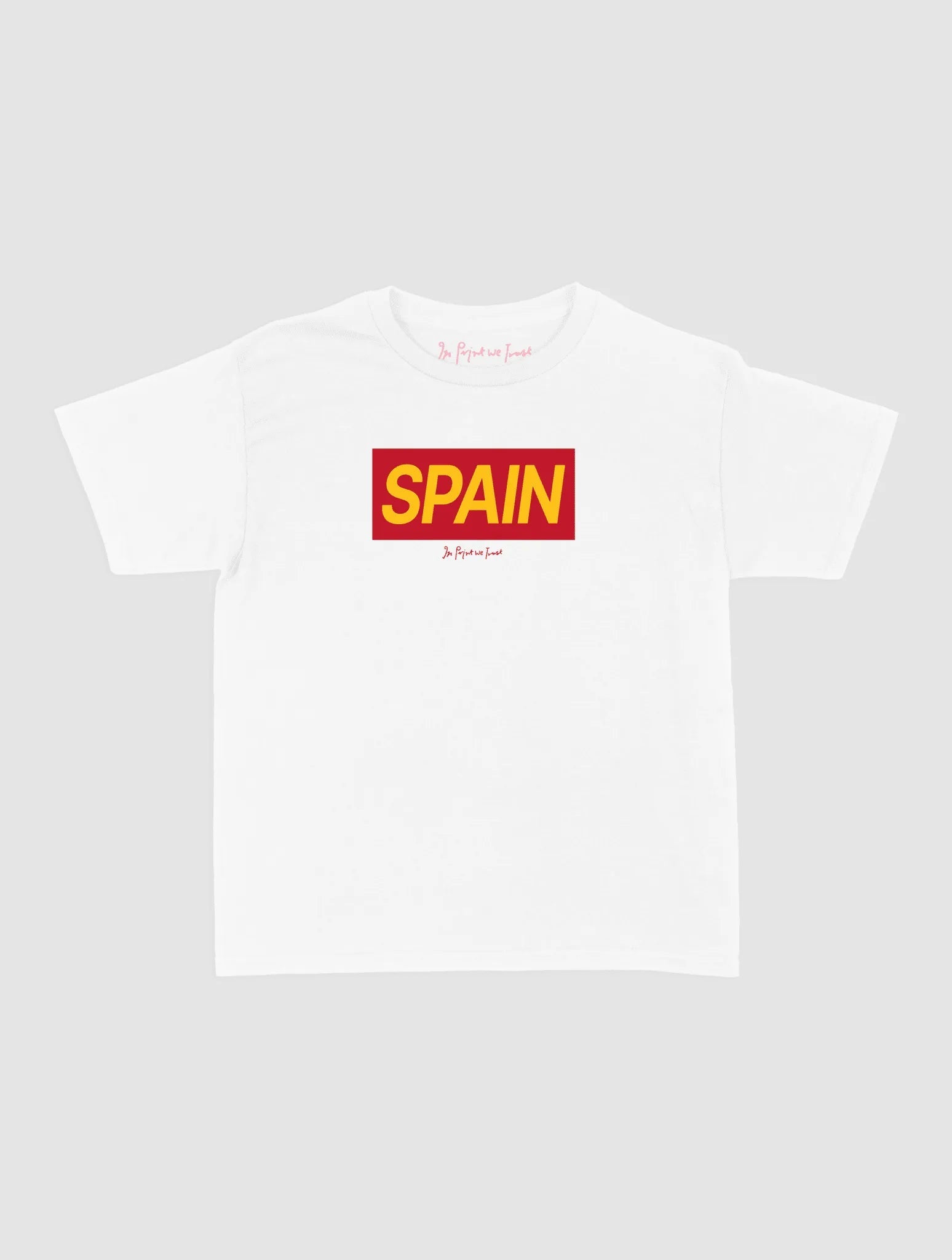 spain baby tee - In Print We Trust
