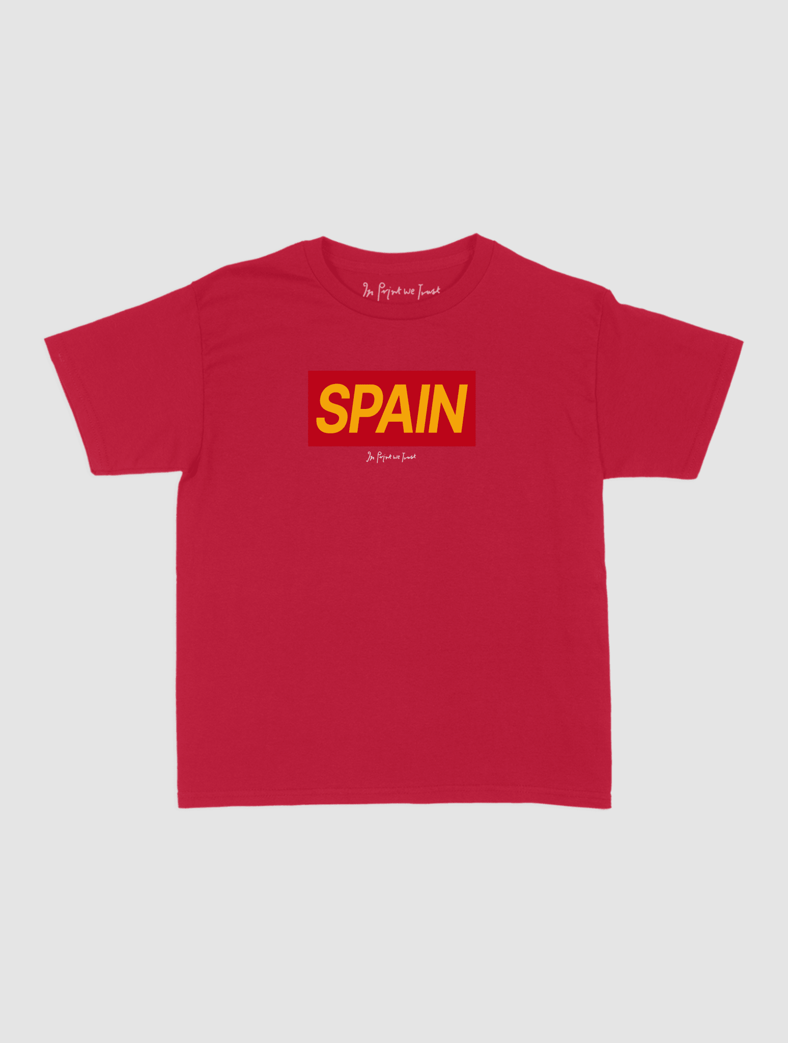 spain baby tee - In Print We Trust