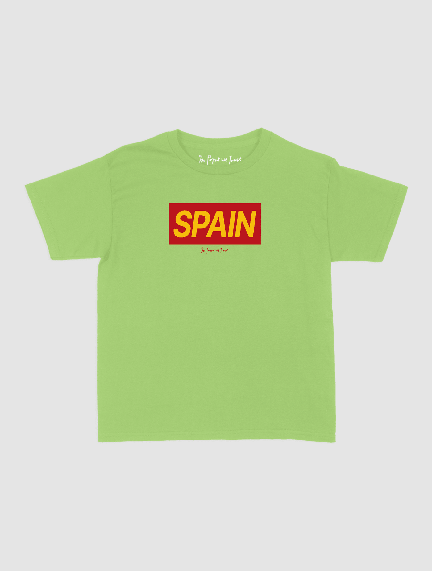 spain baby tee - In Print We Trust