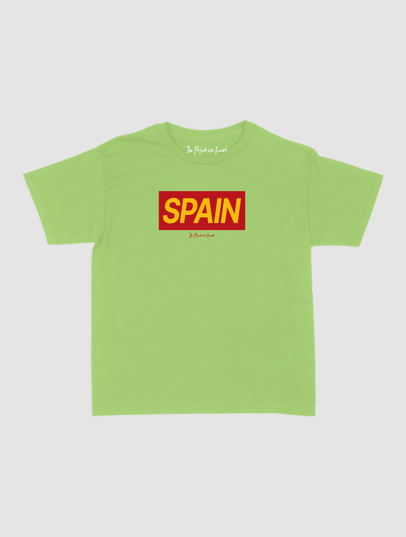spain baby tee - In Print We Trust