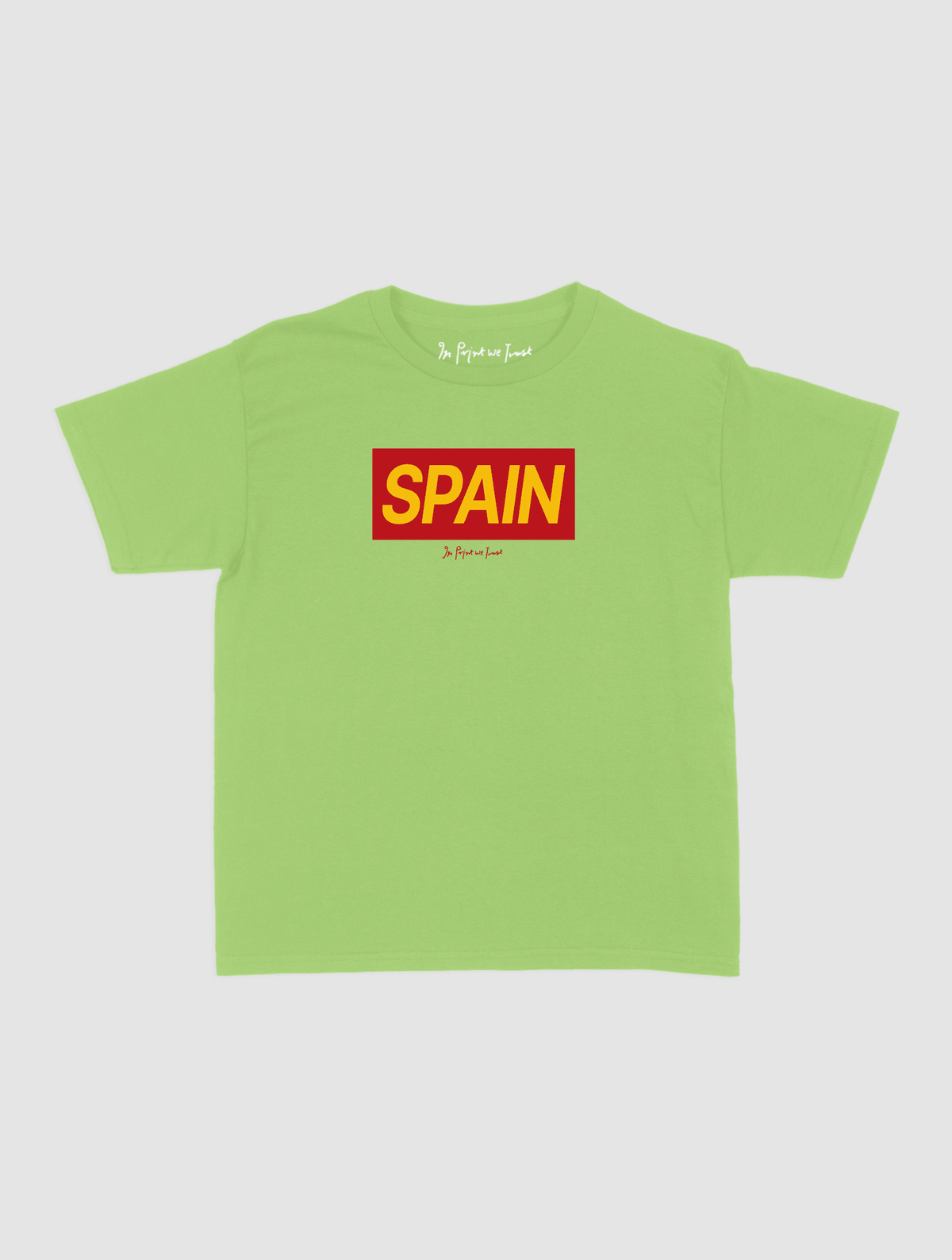 spain baby tee - In Print We Trust