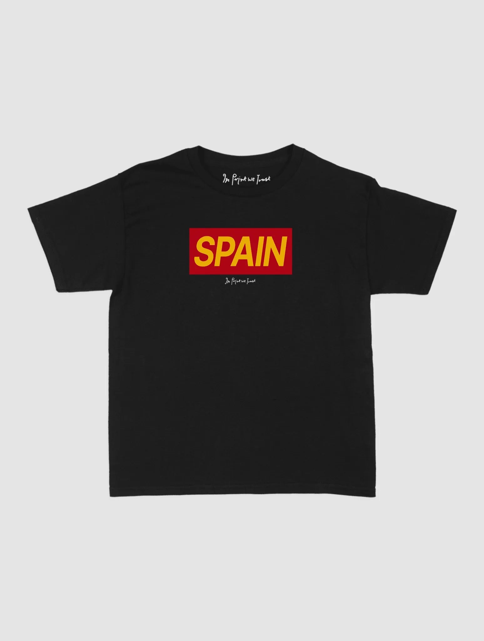 spain baby tee - In Print We Trust