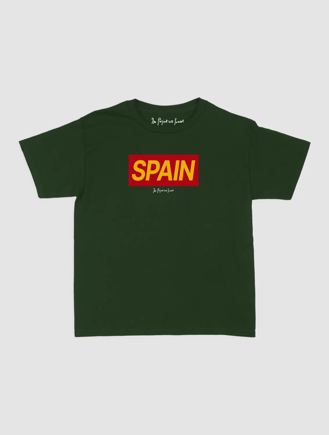 spain baby tee - In Print We Trust