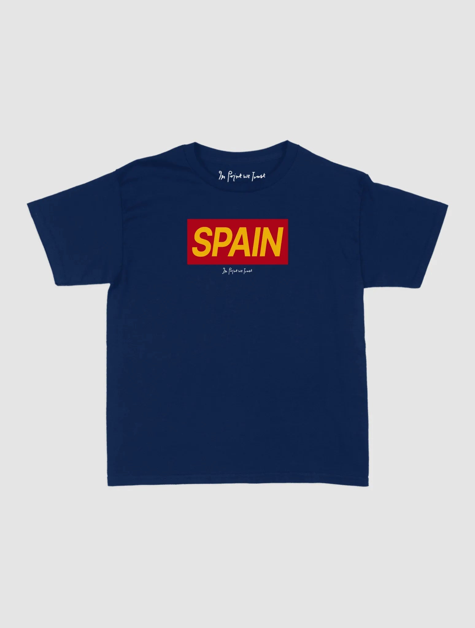 spain baby tee - In Print We Trust