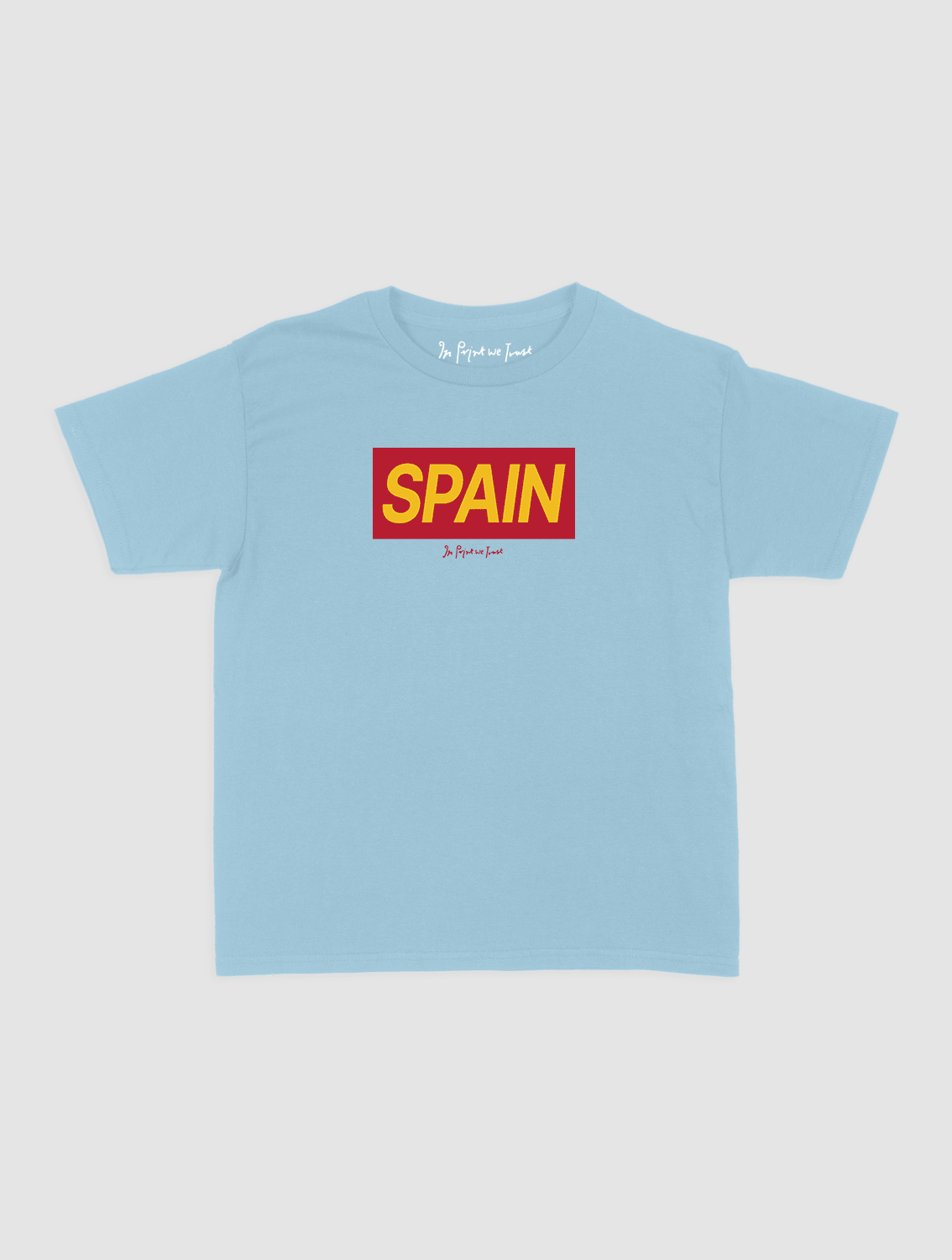 spain baby tee - In Print We Trust