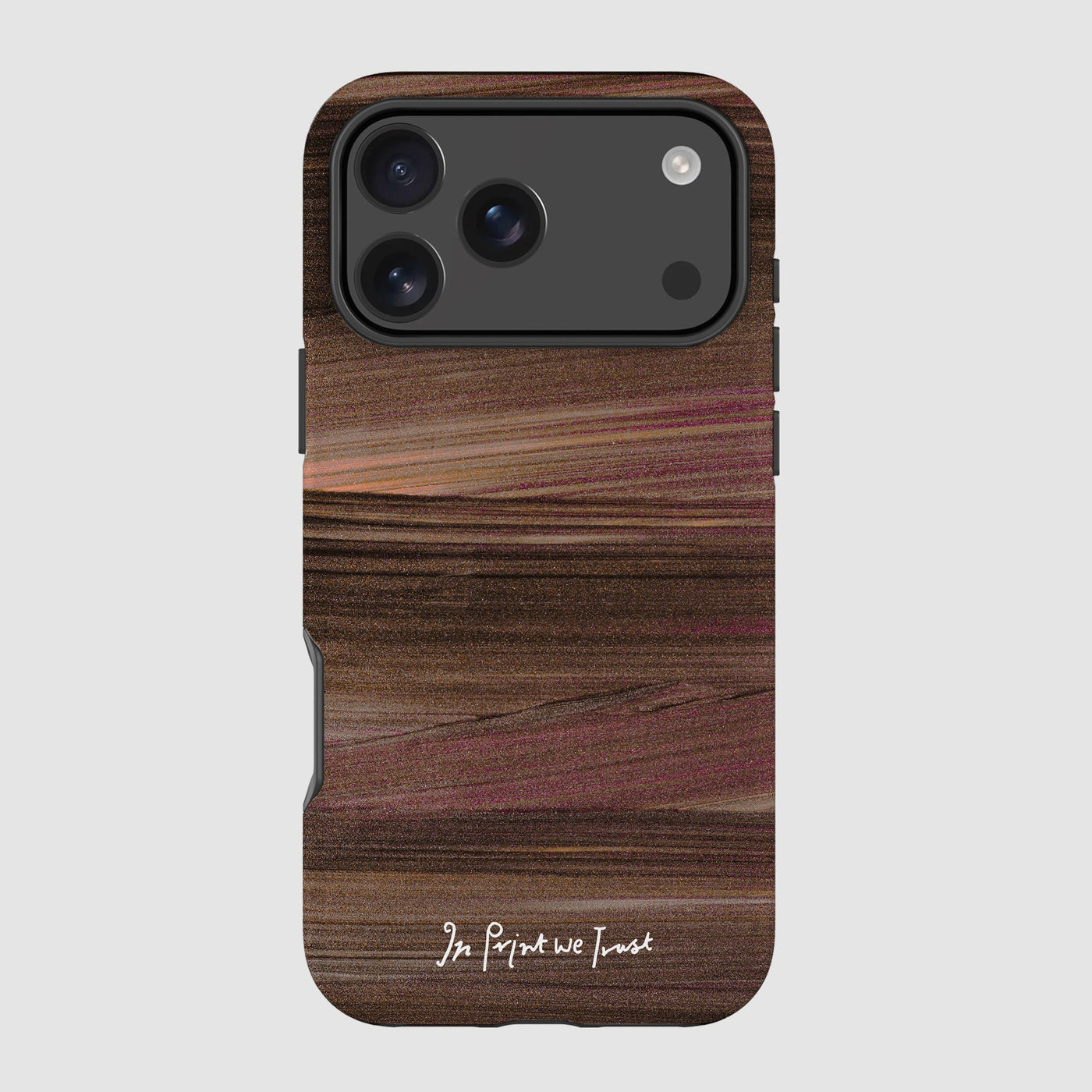 sparkle tough iPhone case - In Print We Trust