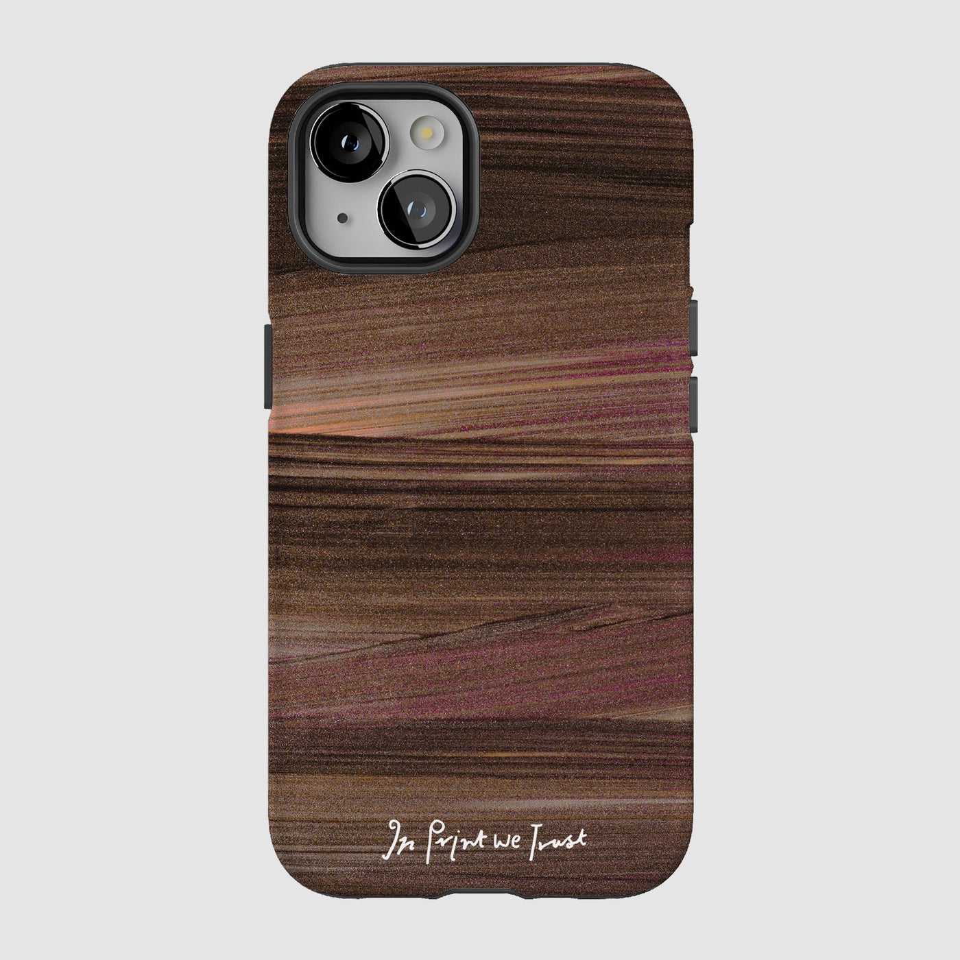 sparkle tough iPhone case - In Print We Trust