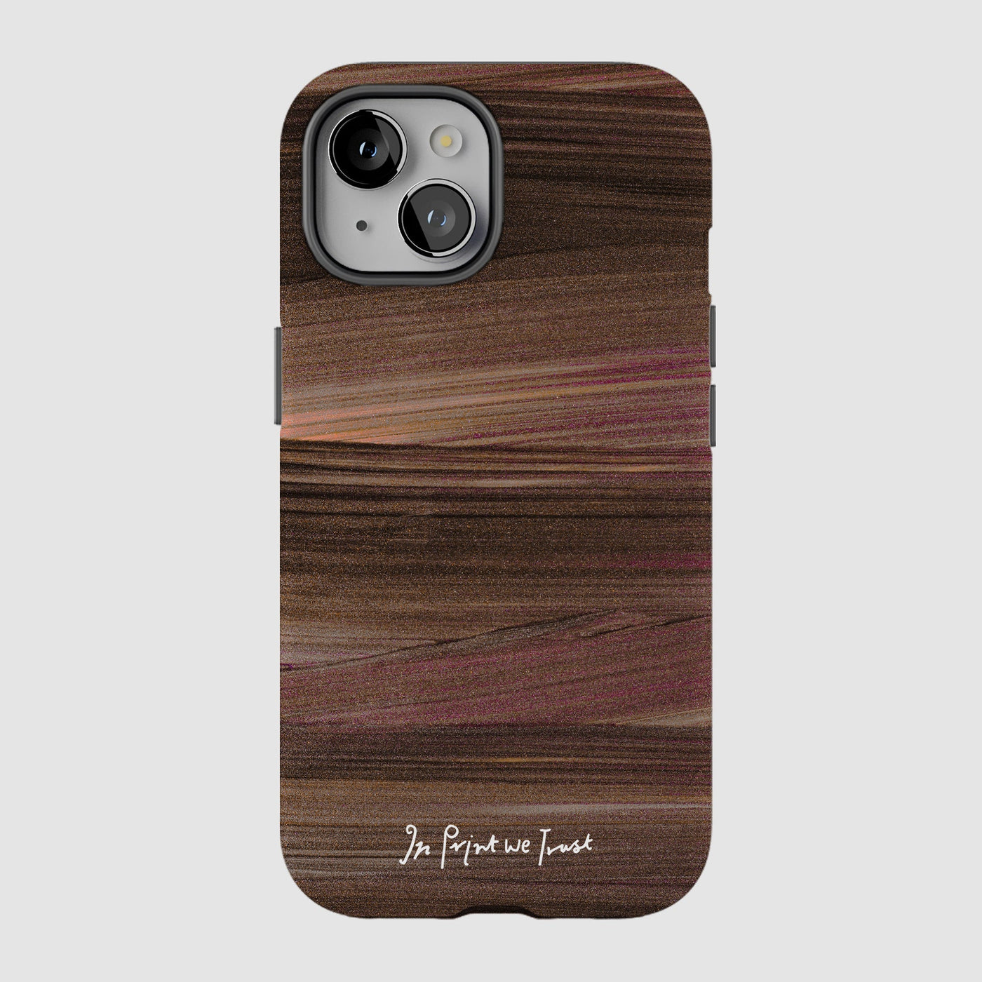 sparkle tough iPhone case - In Print We Trust