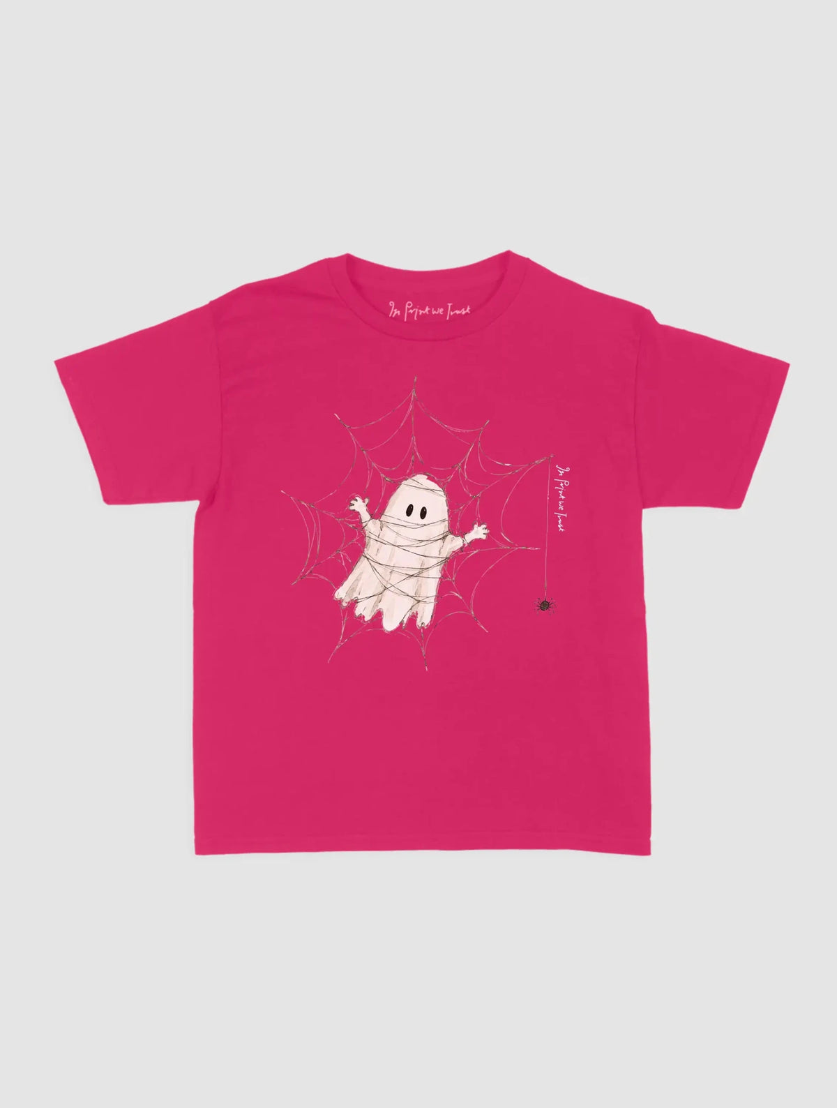 spider’s web baby tee - In Print We Trust