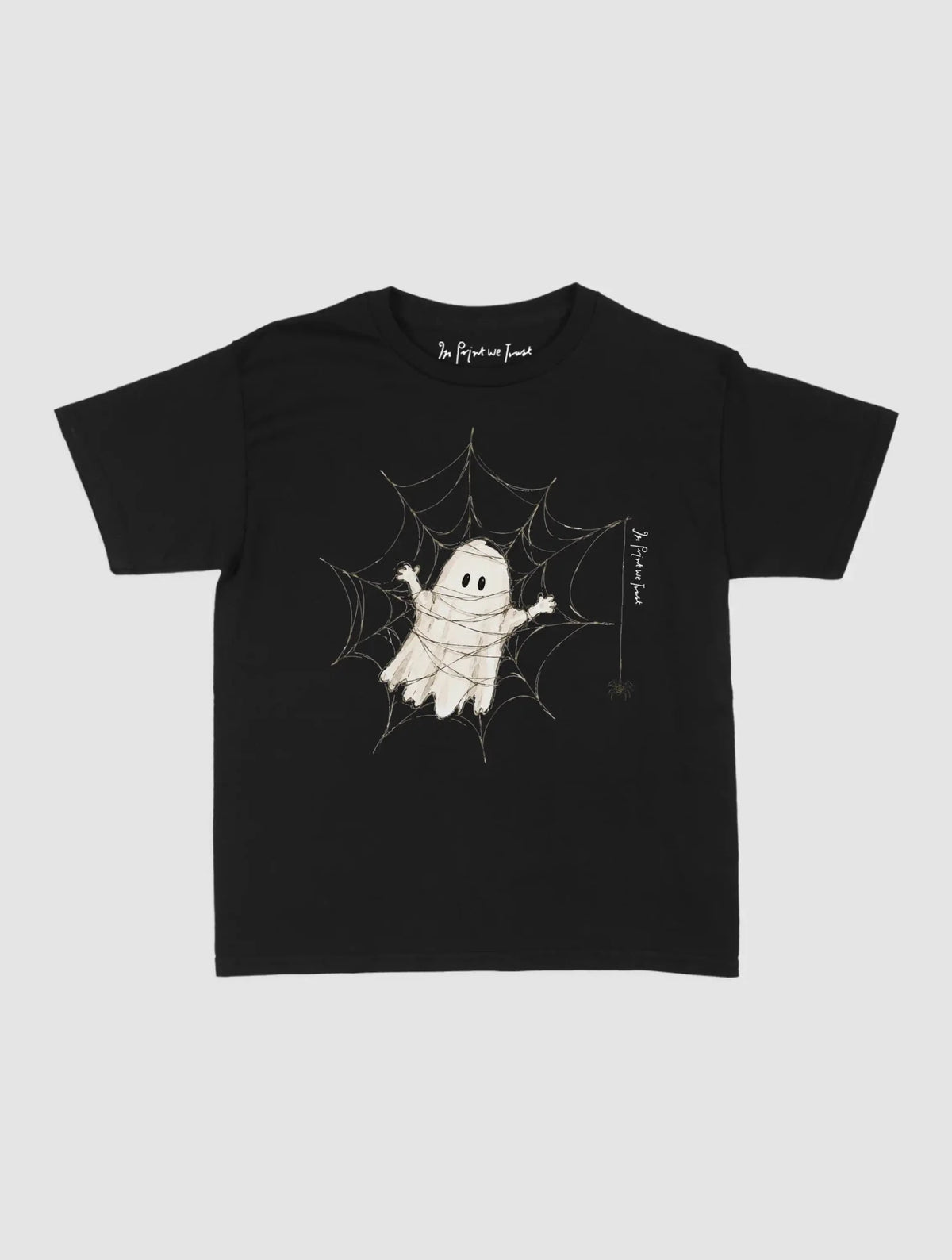 spider’s web baby tee - In Print We Trust